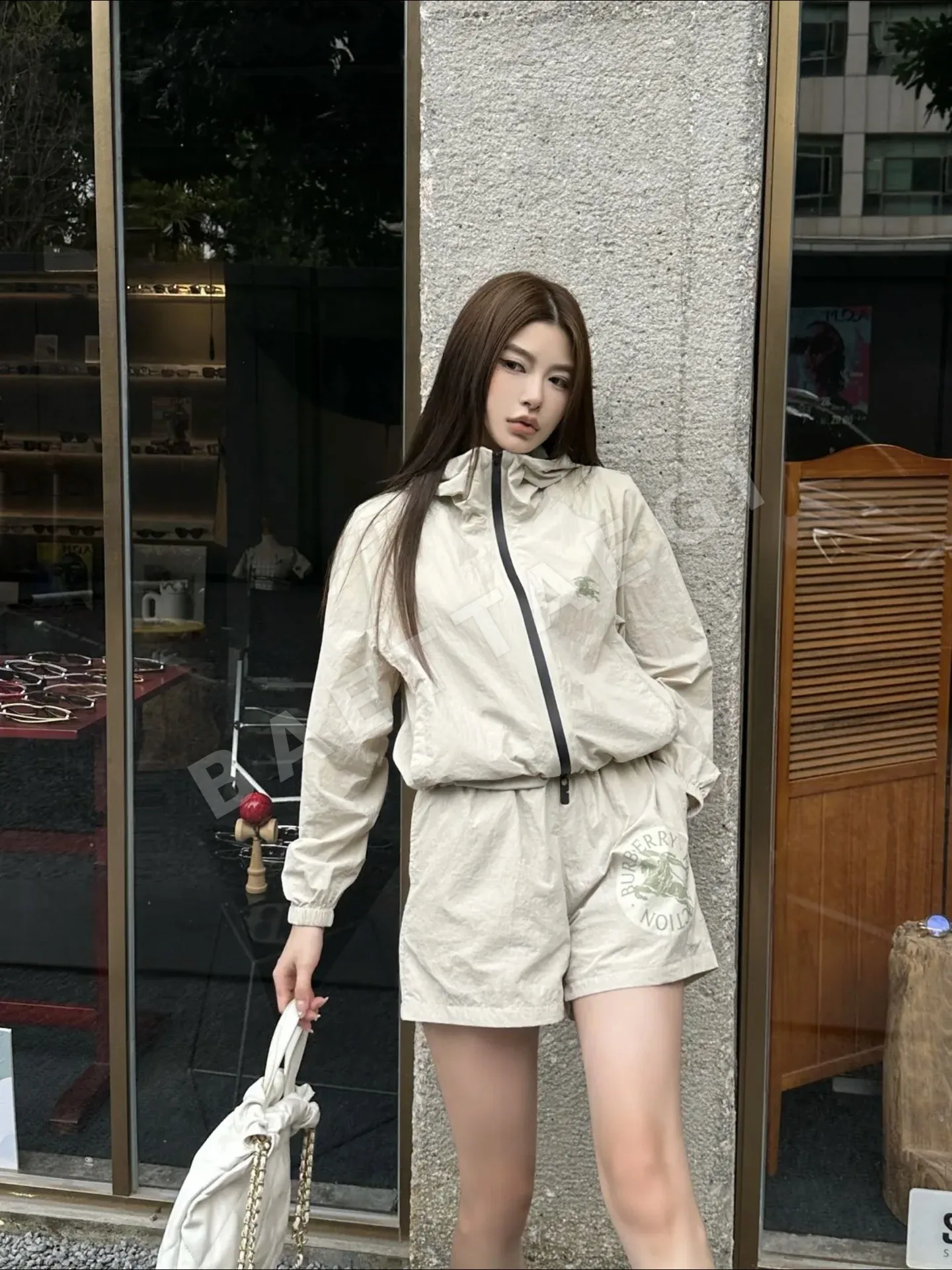 버버리 여성 후드 자켓 세트 상세 이미지 3