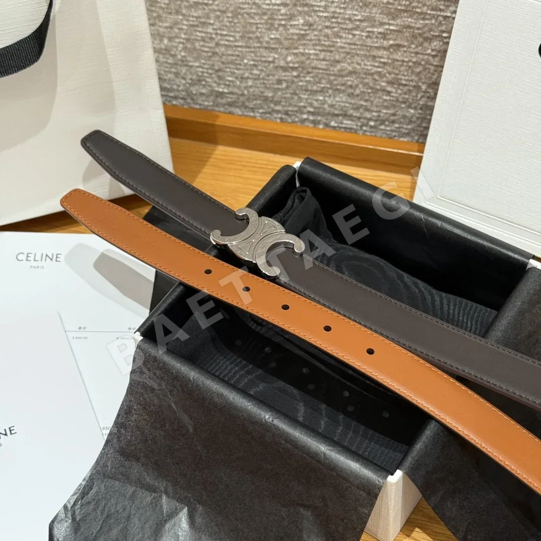 셀린느 ALIX 미디엄 25mm 리버시블 벨트 상세 이미지 7