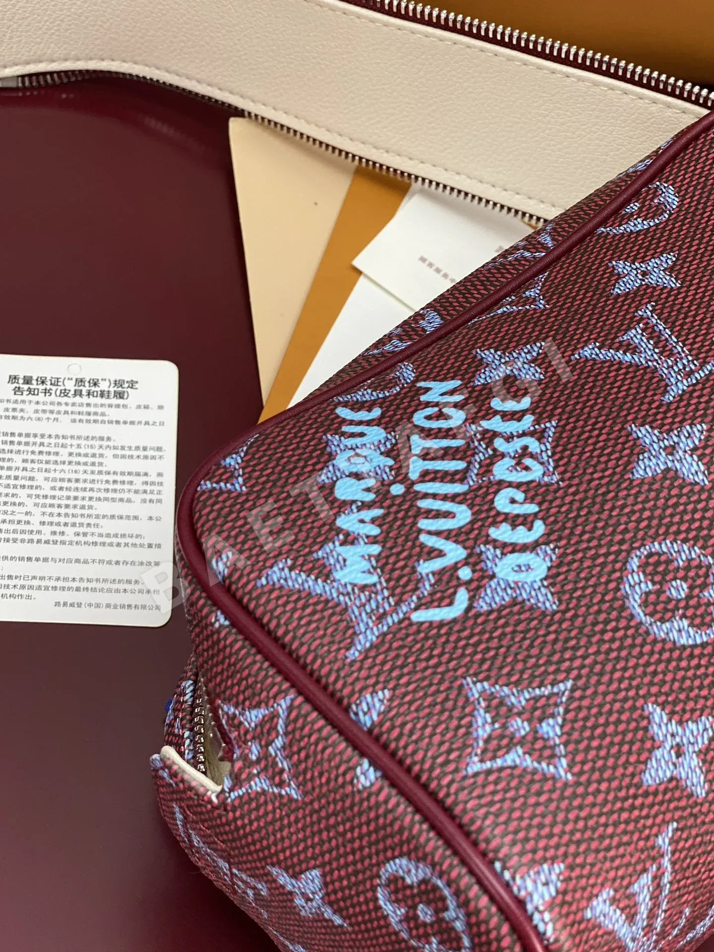 루이비통 M27158 퍼플 미니 상세 이미지 8