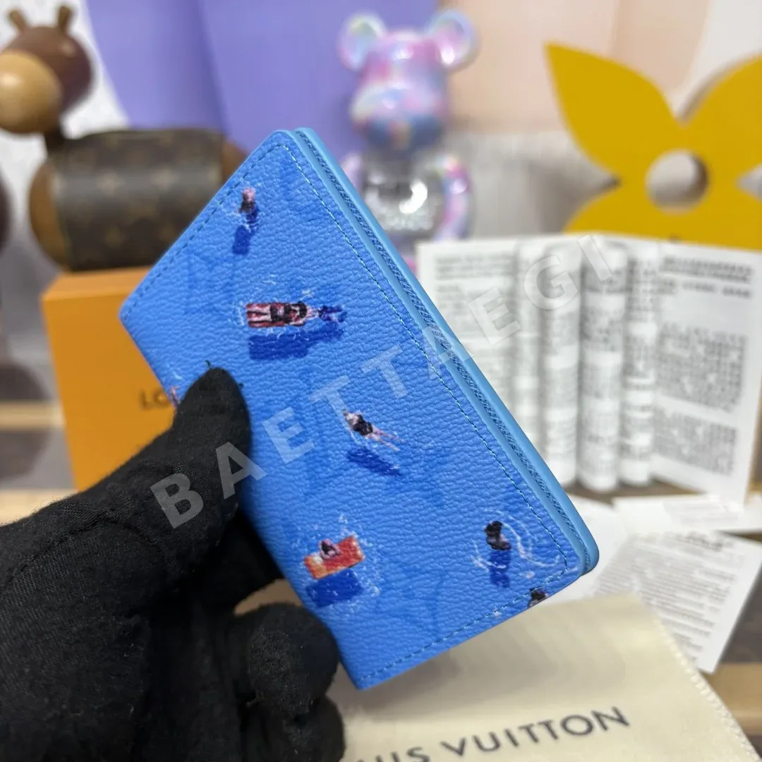 루이비통 컬러 모노그램 포켓 지갑 상세 이미지 6