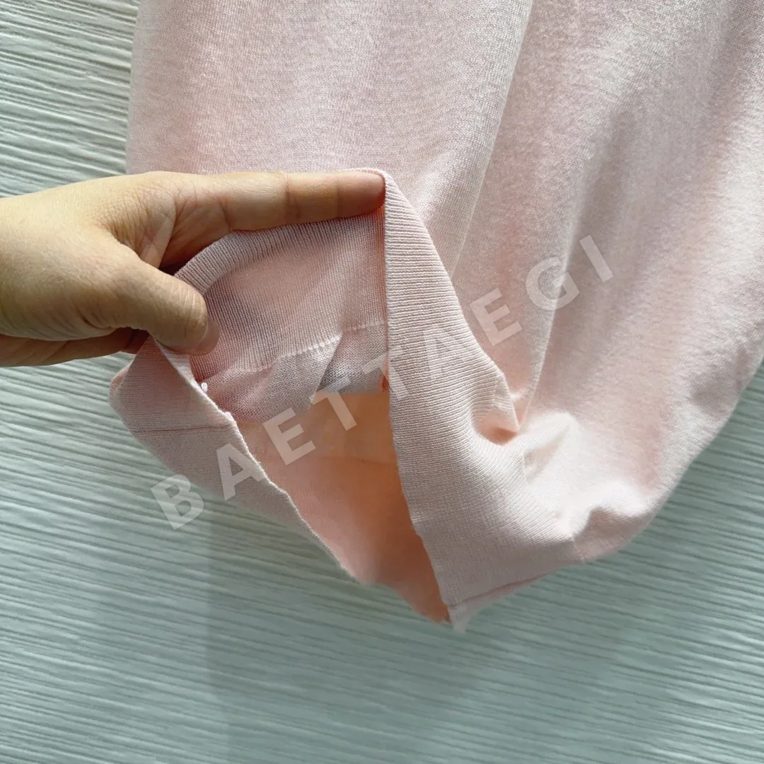디올 울 클래식 여성 반팔 스웨터 상세 이미지 6