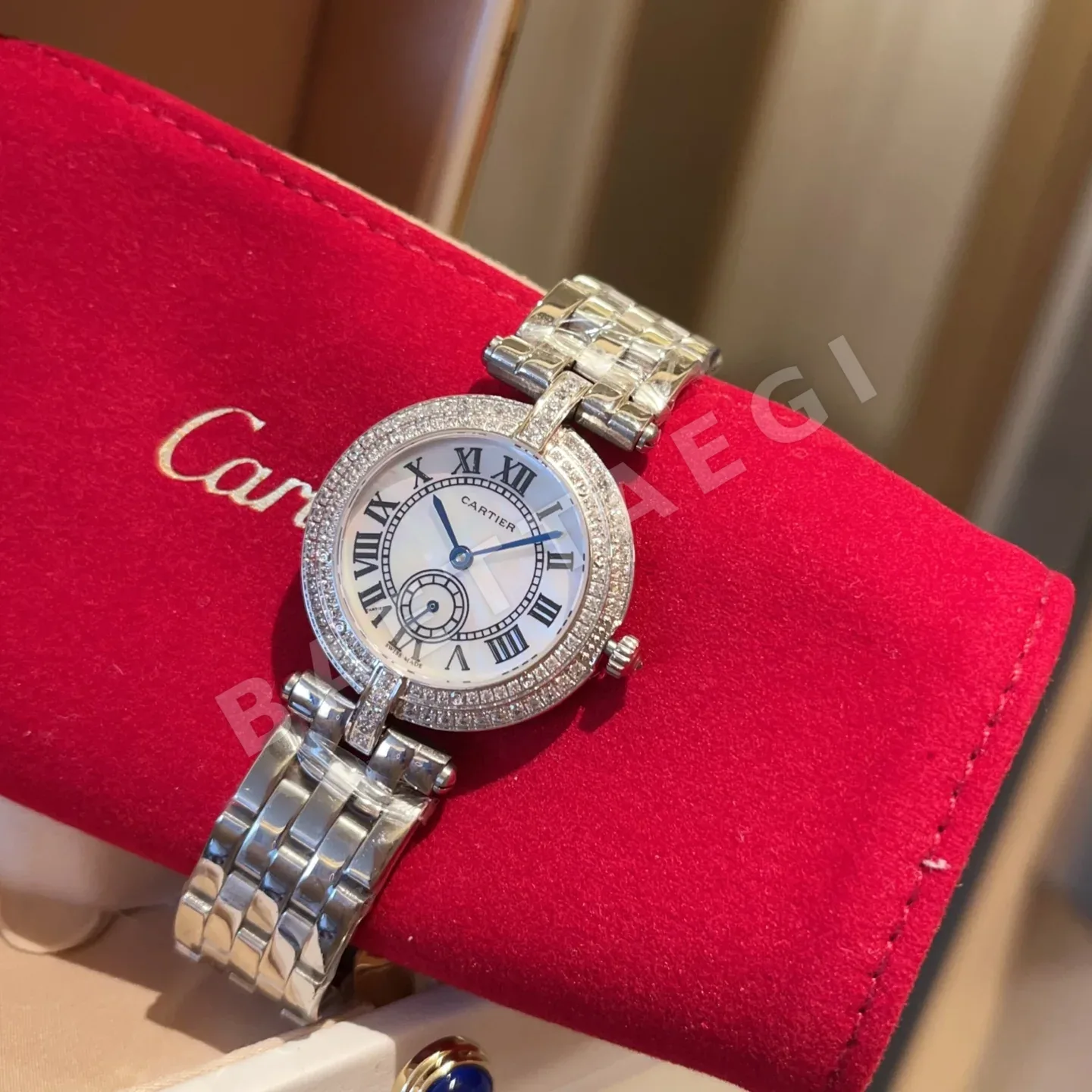 까르띠에 시계 사파이어 글라스 레플리카 42825 Cartier 상세 이미지 6