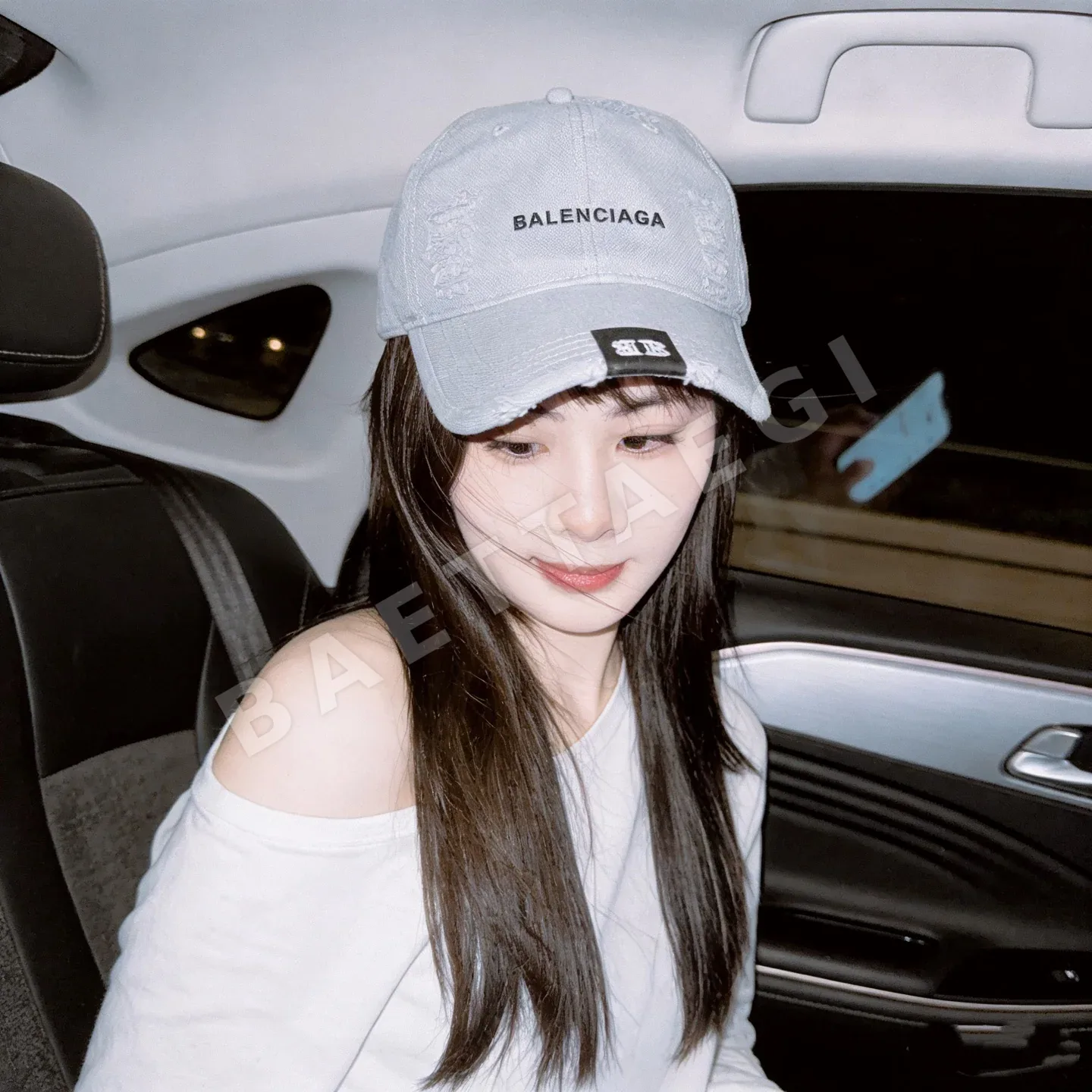 발렌시아가 더블 B 로고 야구모자 186054