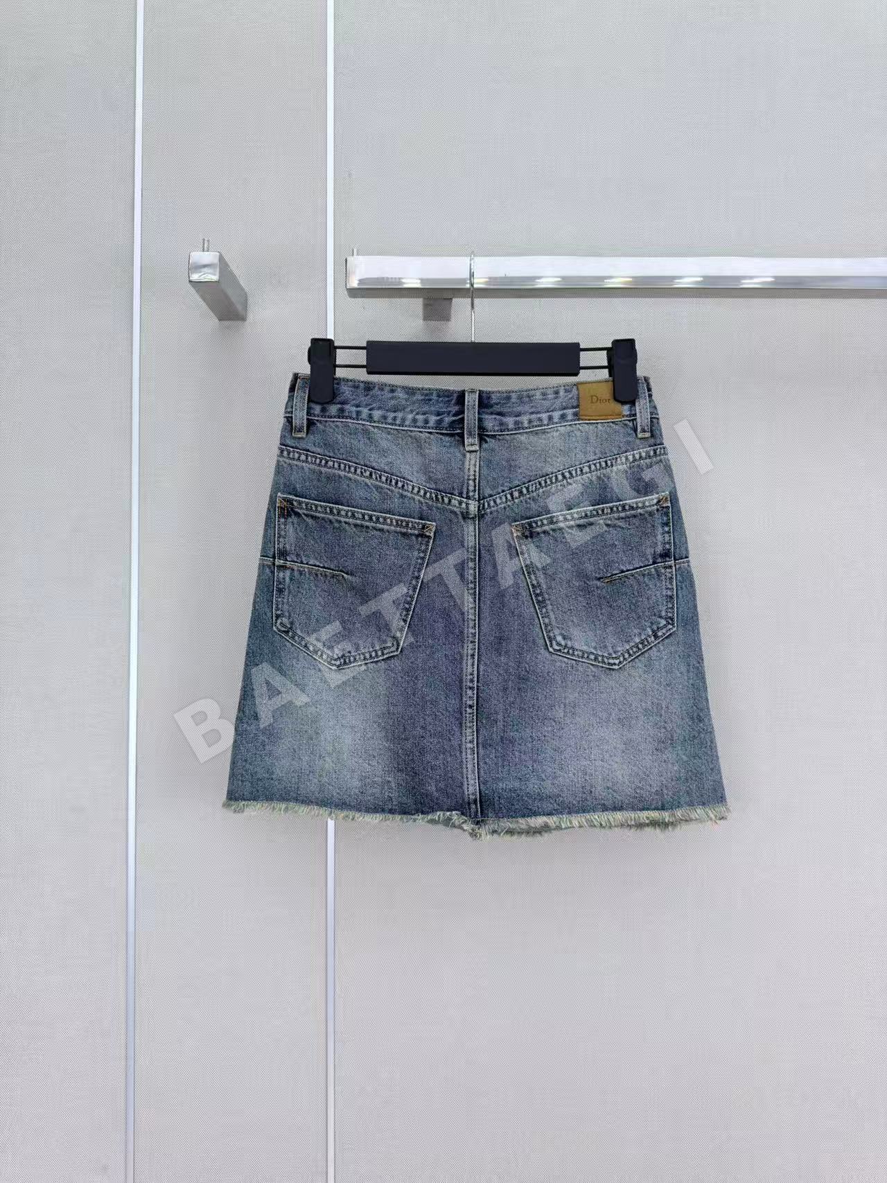 디올 데님 미니스커트 상세 이미지 8