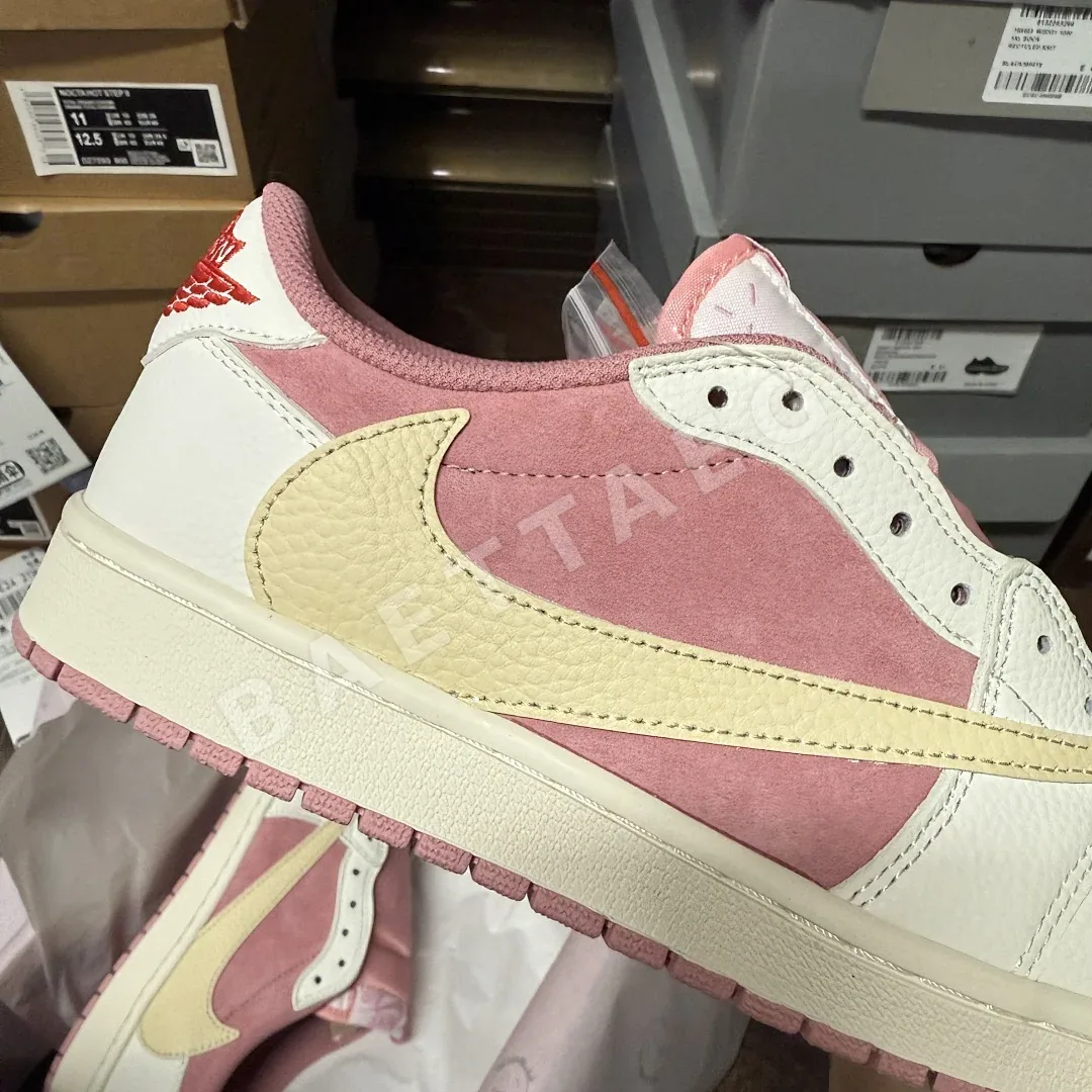 나이키 [HP] DM7866-600 200977 Nike Travis Scott X Air Jordan 1 Low Shy Pink 상세 이미지 11