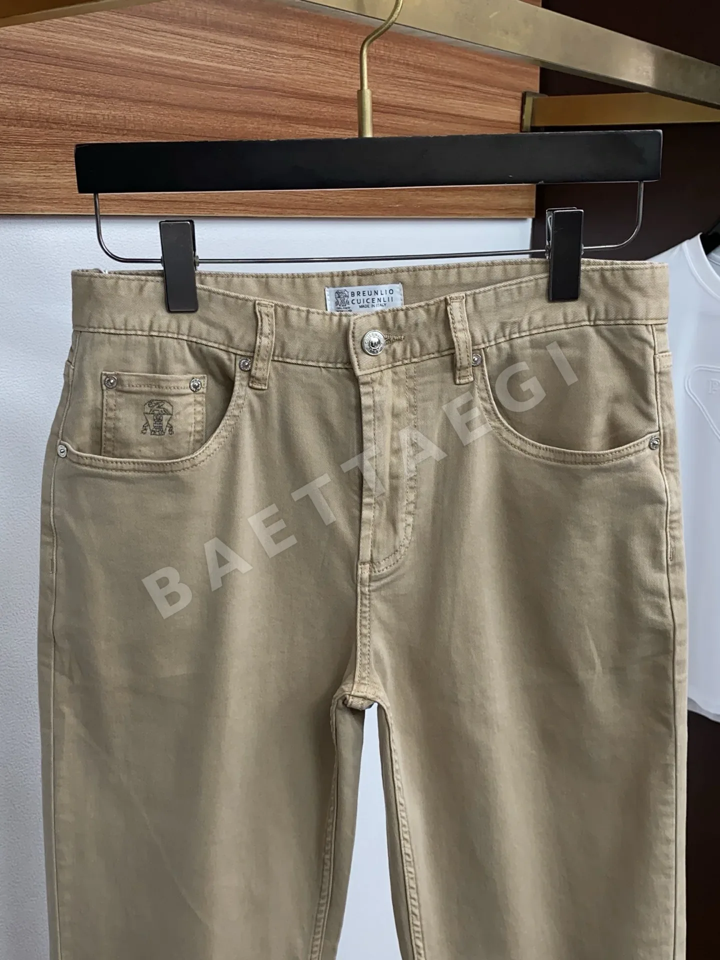 브루넬로쿠치넬리 데님 스트레치 남성 바지 상세 이미지 3