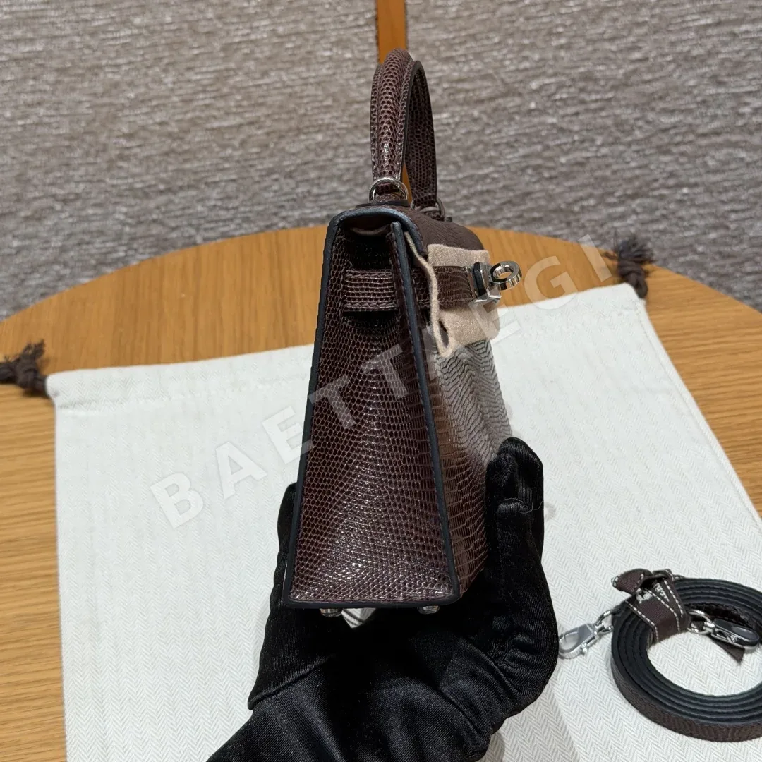 에르메스 켈리 미니 도마뱀 가방 상세 이미지 3
