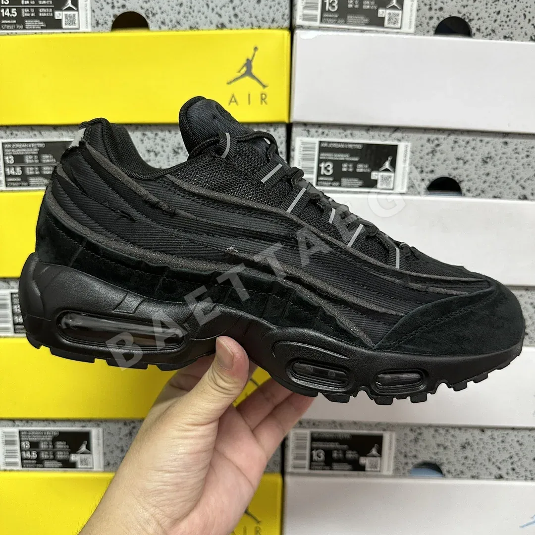나이키 [GX] 에어 맥스 95 CU8406-001 201217 Nike Air Max 95 Comme Des Garcons Black CDG 상세 이미지 8