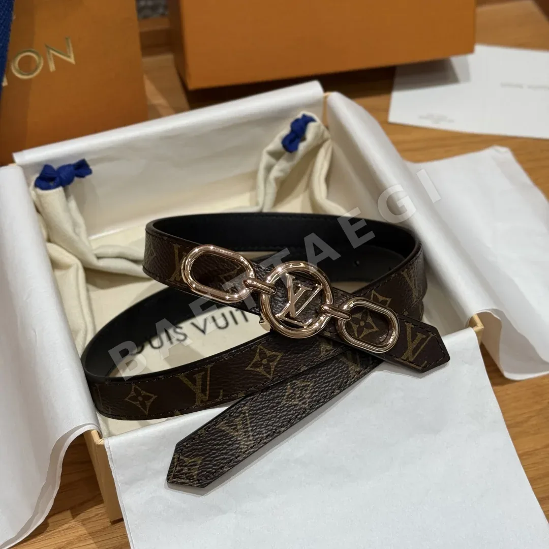 루이비통 도핀 20mm 리버시블 벨트 172586