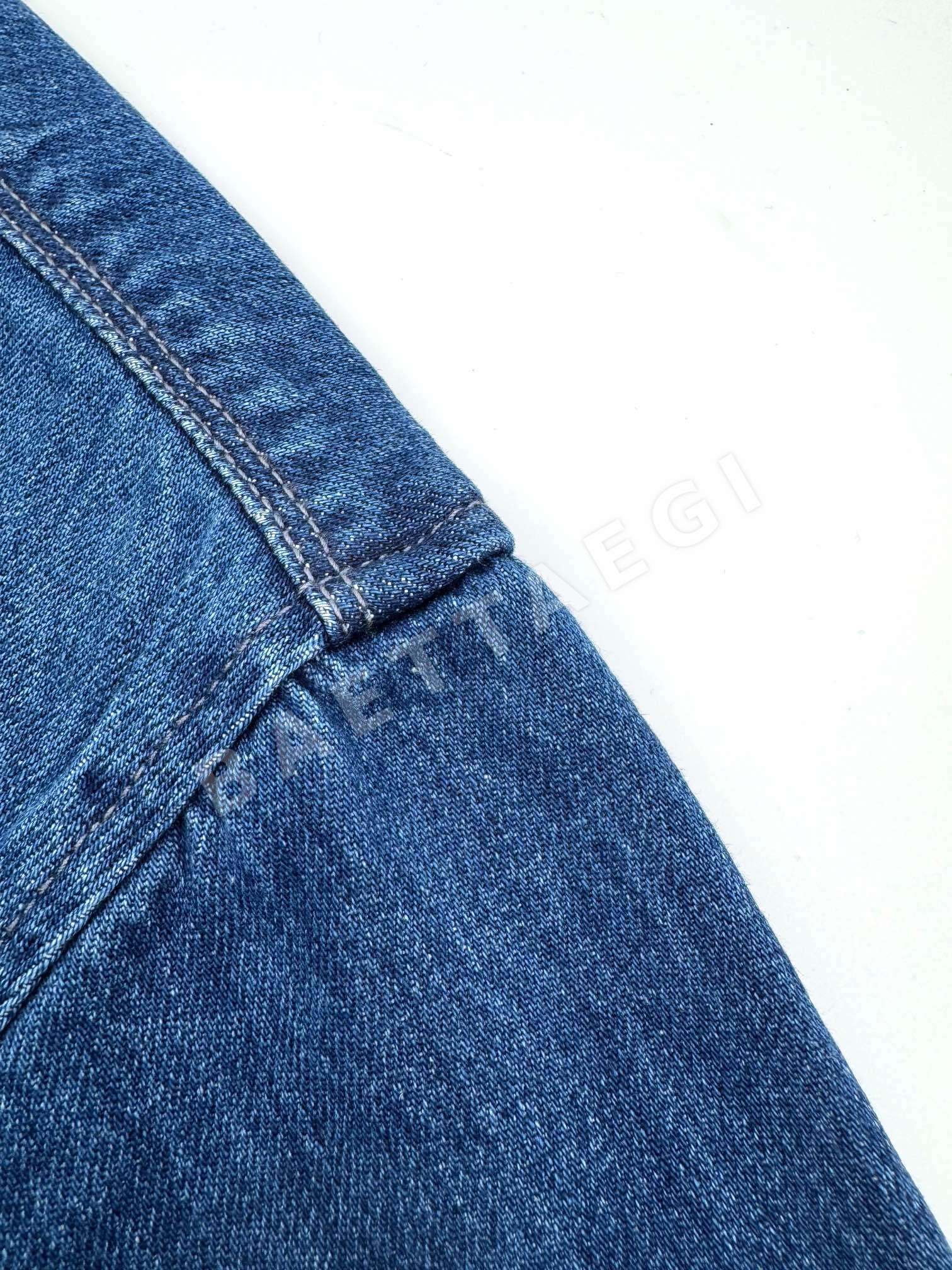 로에베 데님 자수 반팔 셔츠 상세 이미지 4