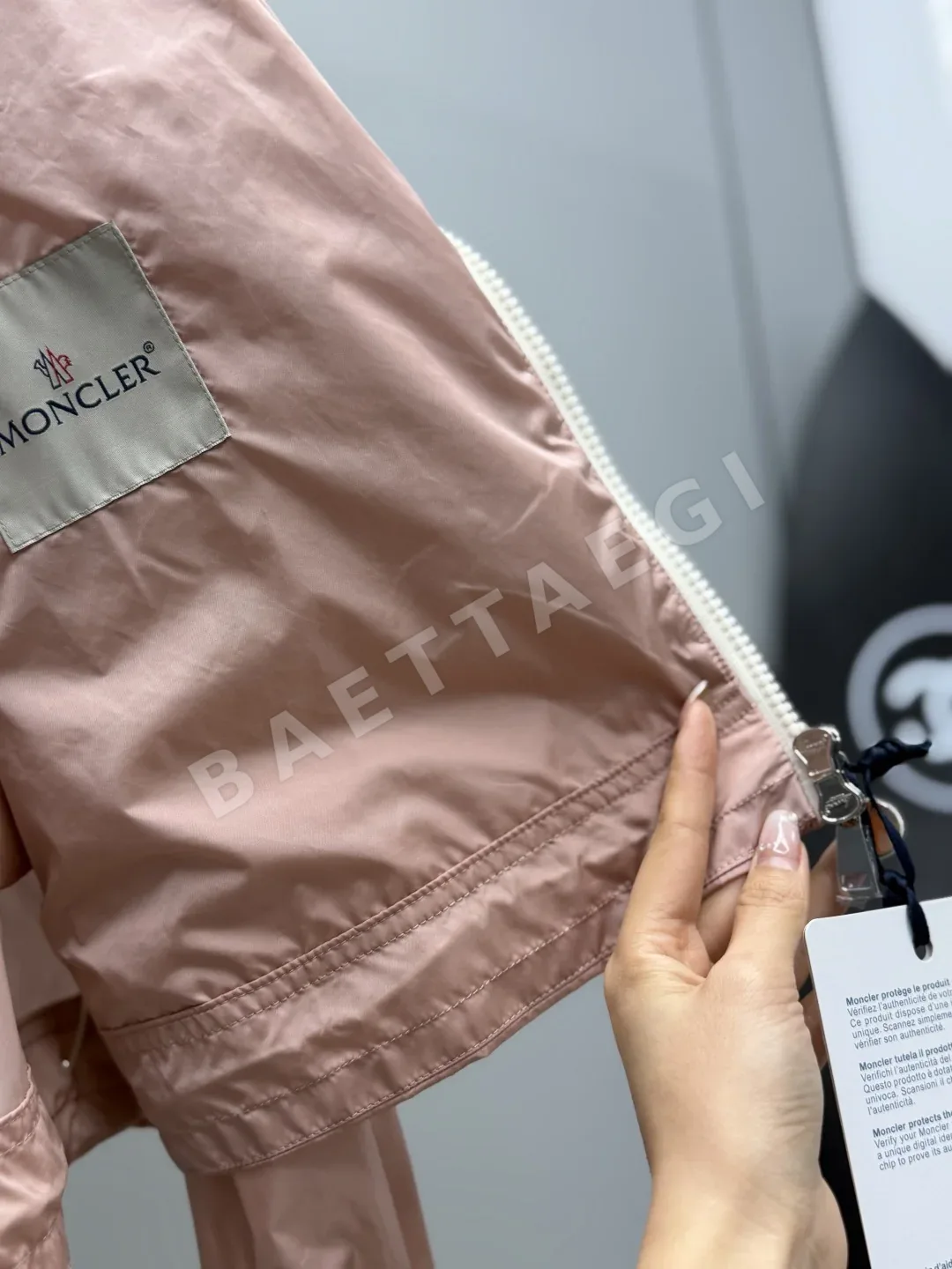 몽클레르 핑크 여성 자켓 상세 이미지 7