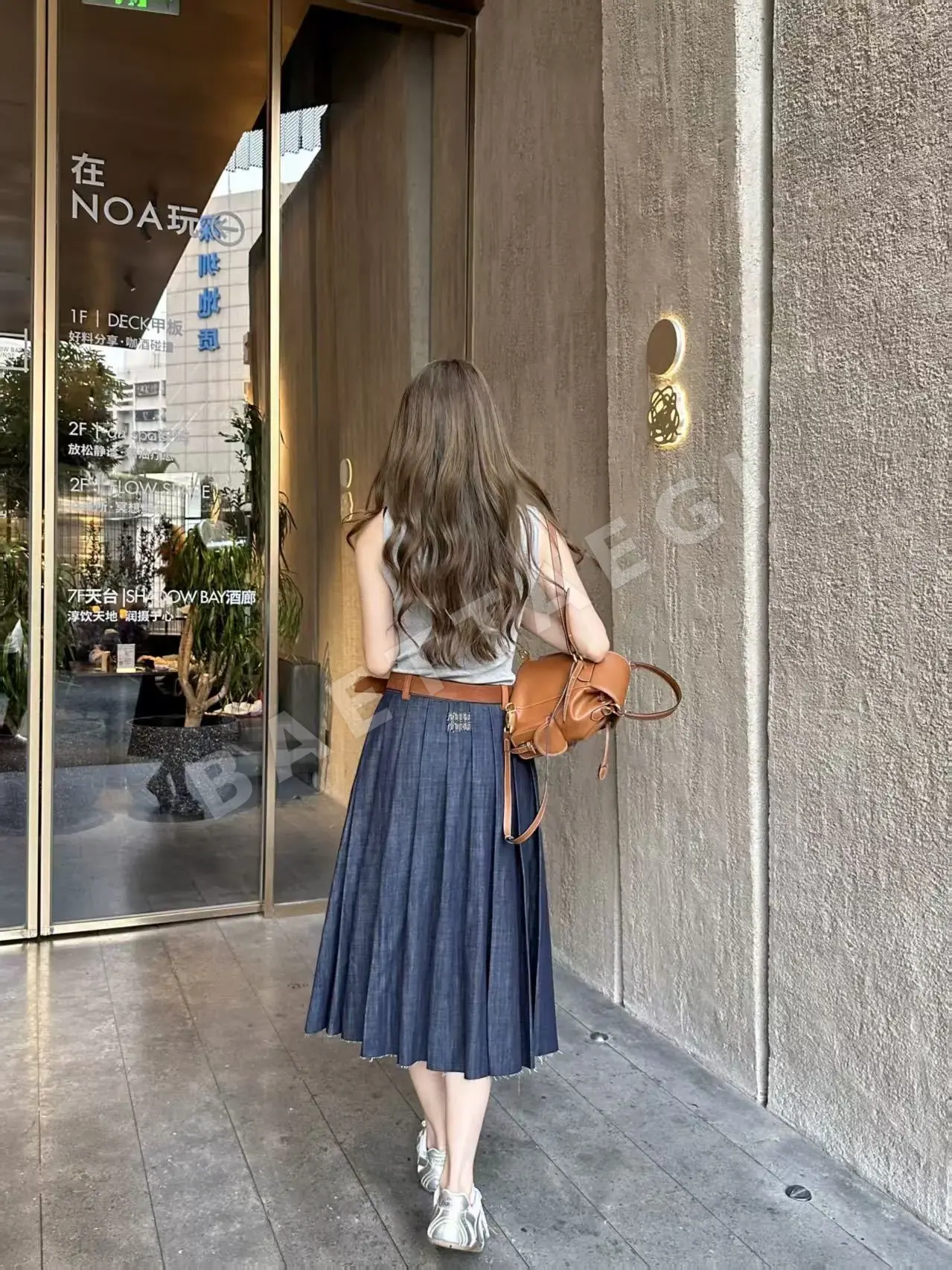 미우미우 데님 미디 스커트 상세 이미지 2