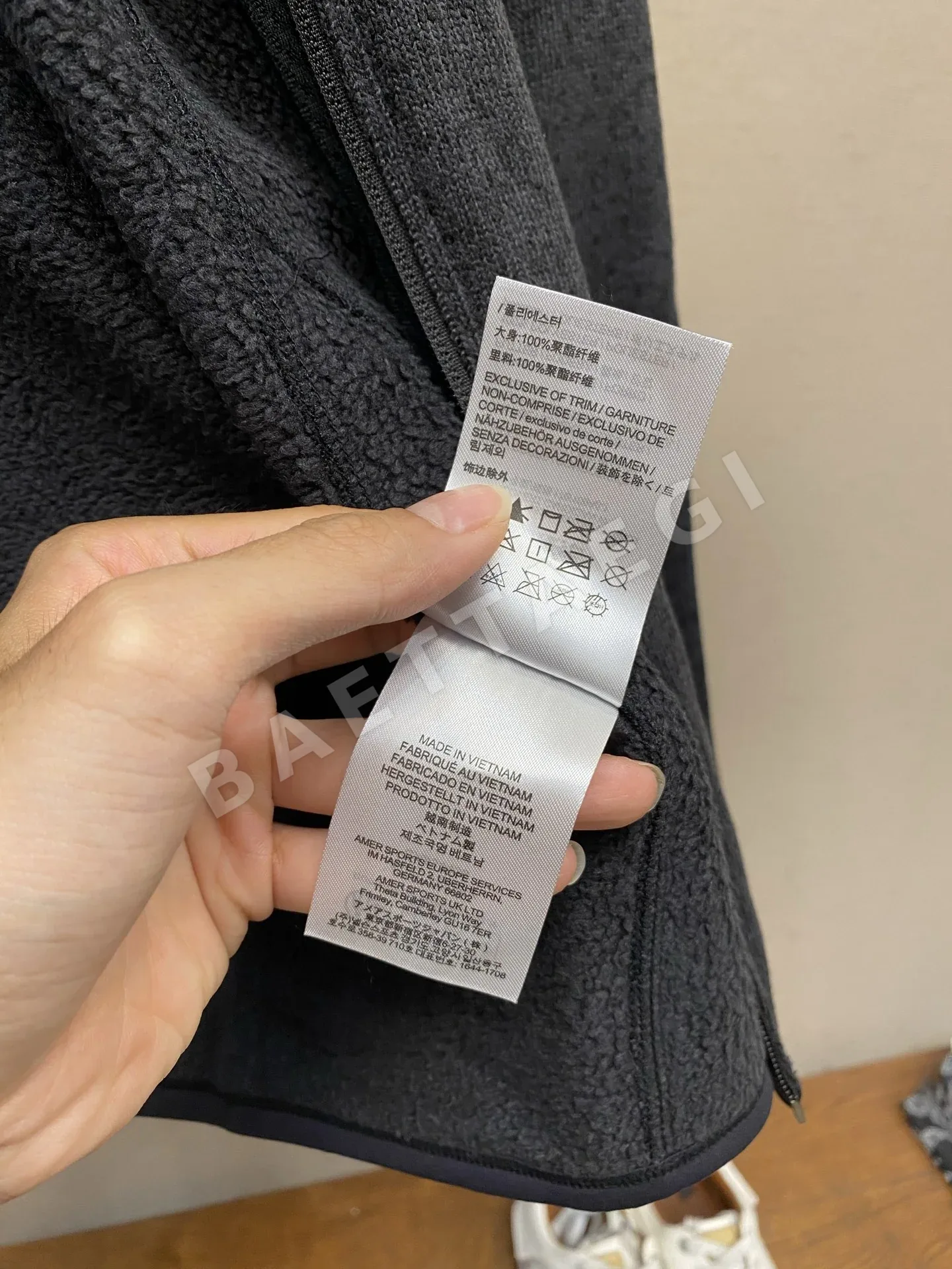 아크테릭스 코버트 하이넥 플리스 긴팔 재킷 상세 이미지 7