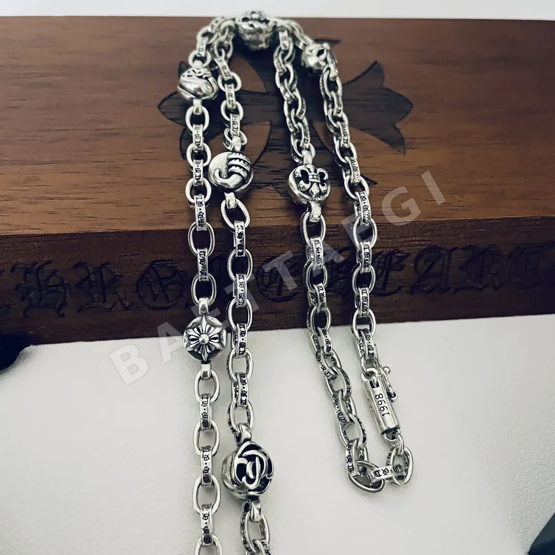 크롬하츠 크로스 스카웃 플라워 펜던트 목걸이 상세 이미지 9