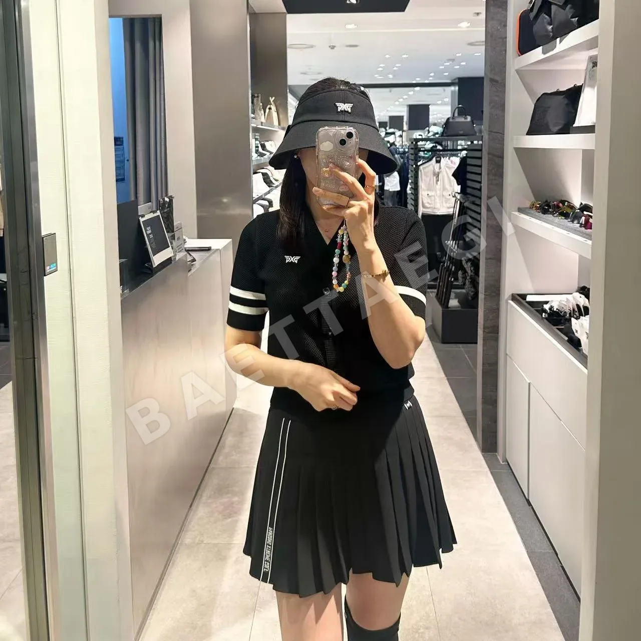 PXG 여성 플리츠 스커트 상세 이미지 9
