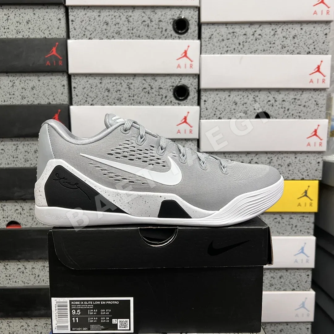 나이키 [GX] 코비 9 EM 로우 프로트로 TB IH1401-001 201389 Nike Kobe 9 EM Low Protro TB Wolf 상세 이미지 1