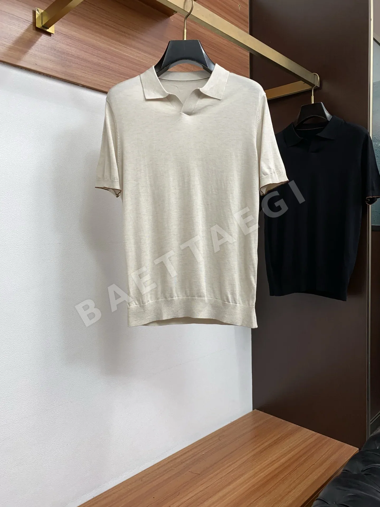 로로피아나 남성 린넨 폴로 반팔 티셔츠 139003