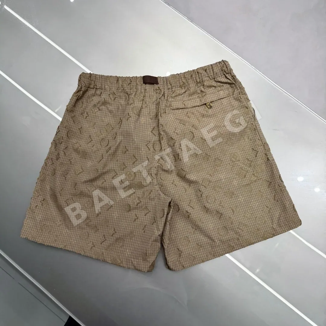 루이비통 모노그램 자카드 내구성 남성 반바지 상세 이미지 5