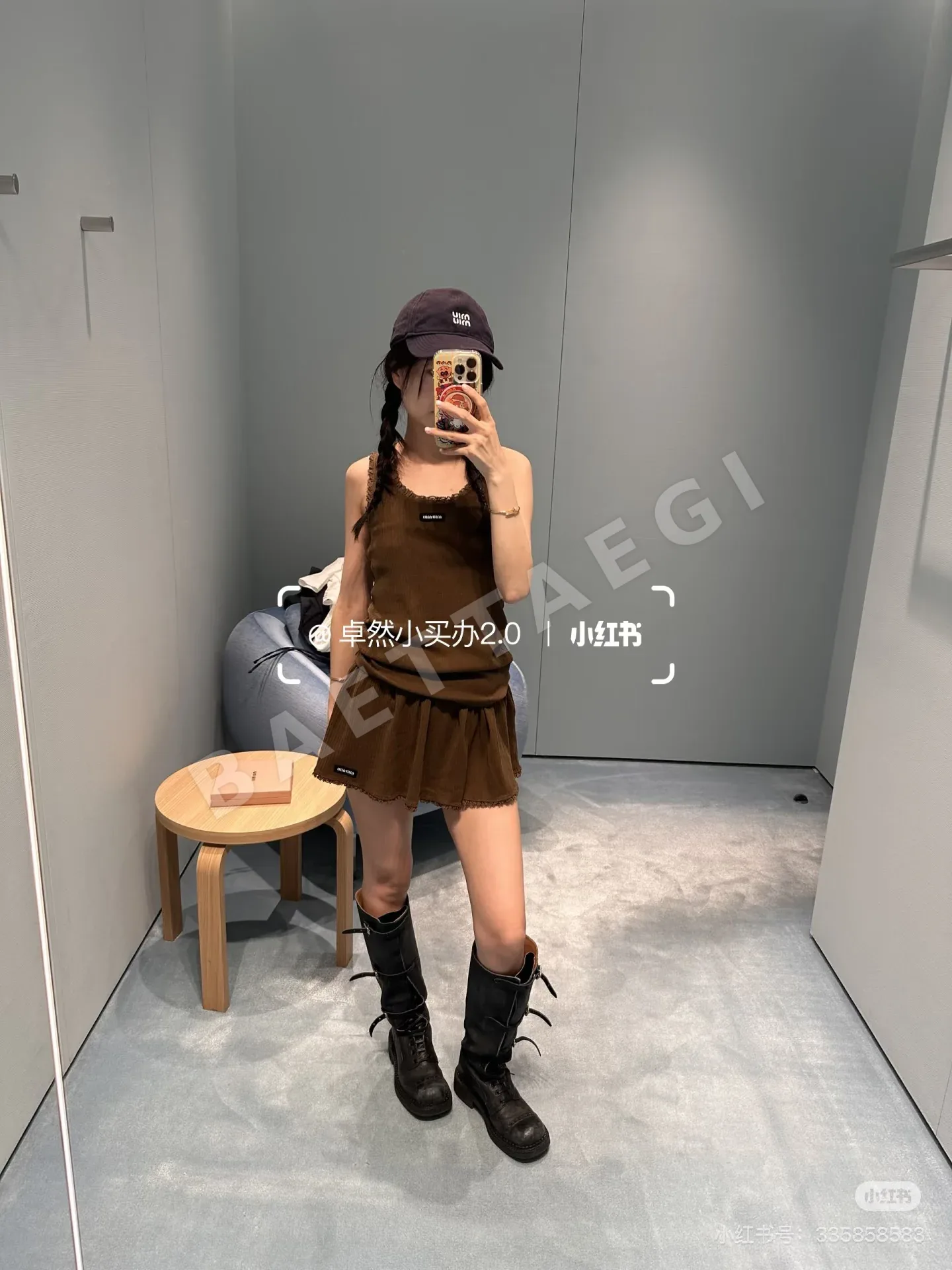 미우미우 프레피 미니스커트 198220