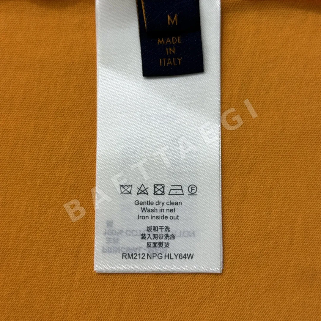 루이비통 LV 엠보스 코튼 반팔 티셔츠 상세 이미지 9