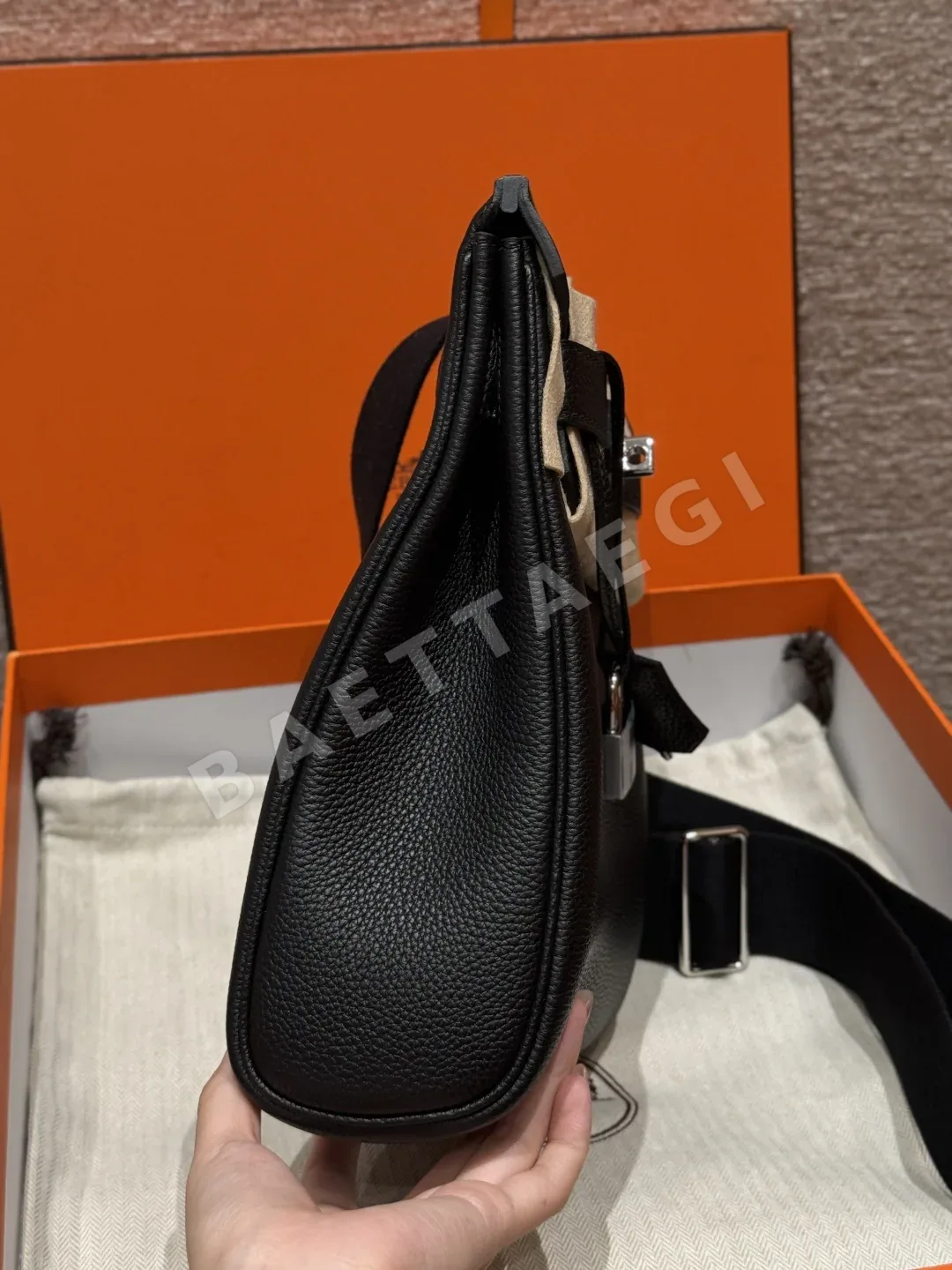 에르메스 핵 아 도 토고 가죽 백팩 상세 이미지 3