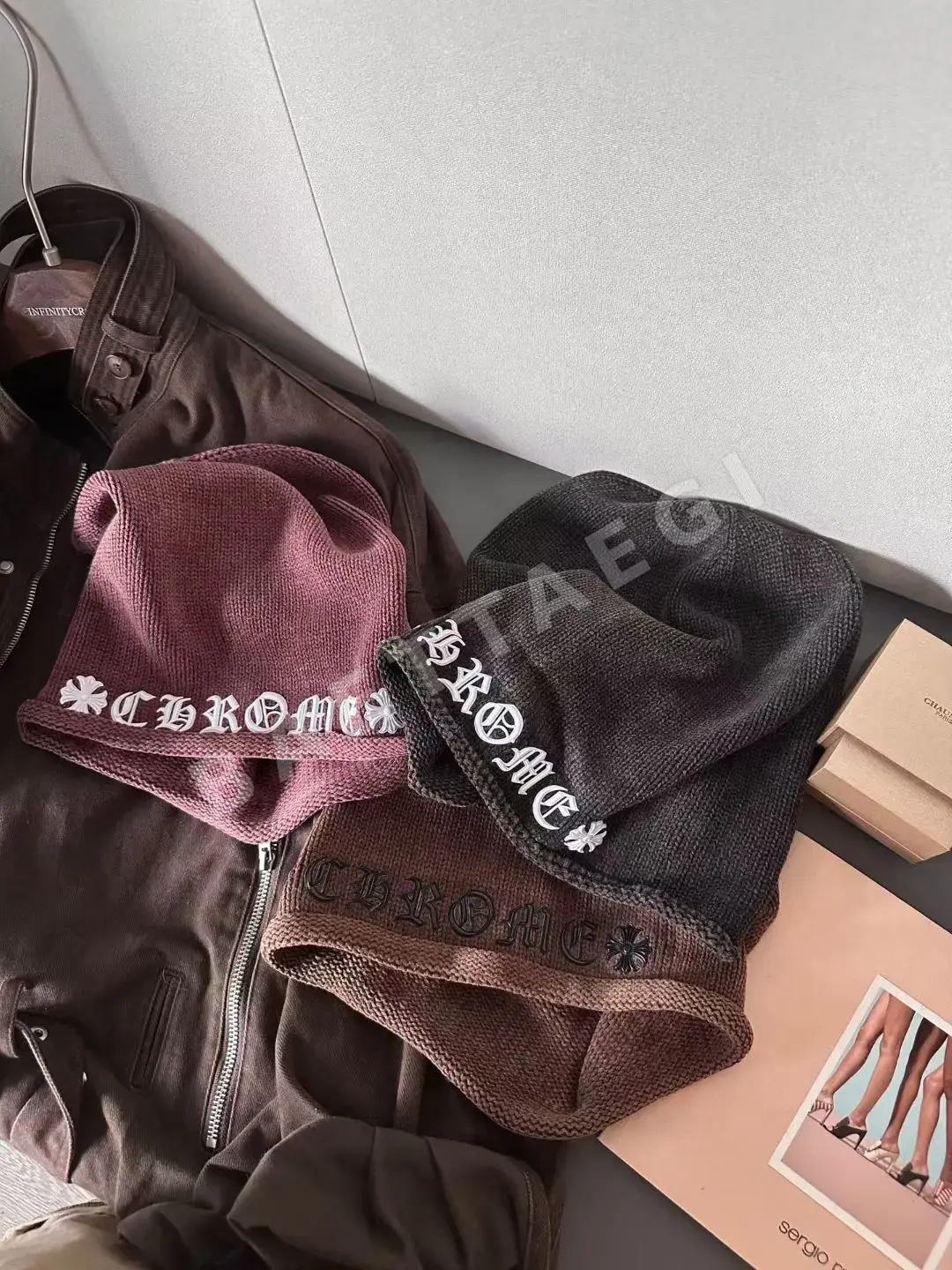 크롬하츠 글자 비니 모자 상세 이미지 6
