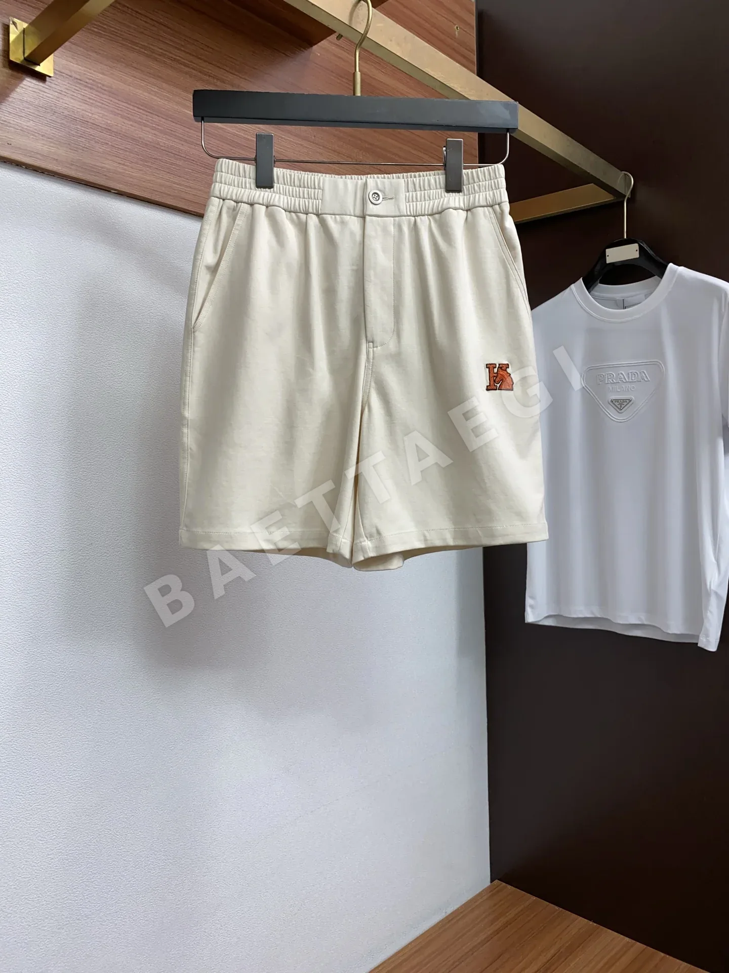 에르메스 남성 린넨 반바지 53028