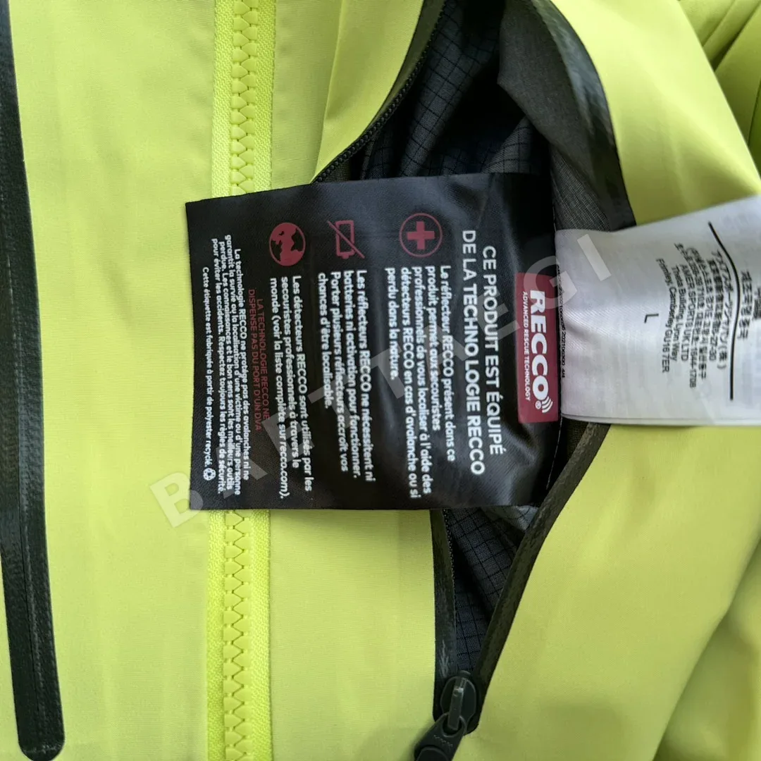 아크테릭스 [TZ] 알파 SV 자켓 6세대 형광 그린 200157 Arc'teryx Alpha SV Jacket 6 Fluorescent 상세 이미지 5