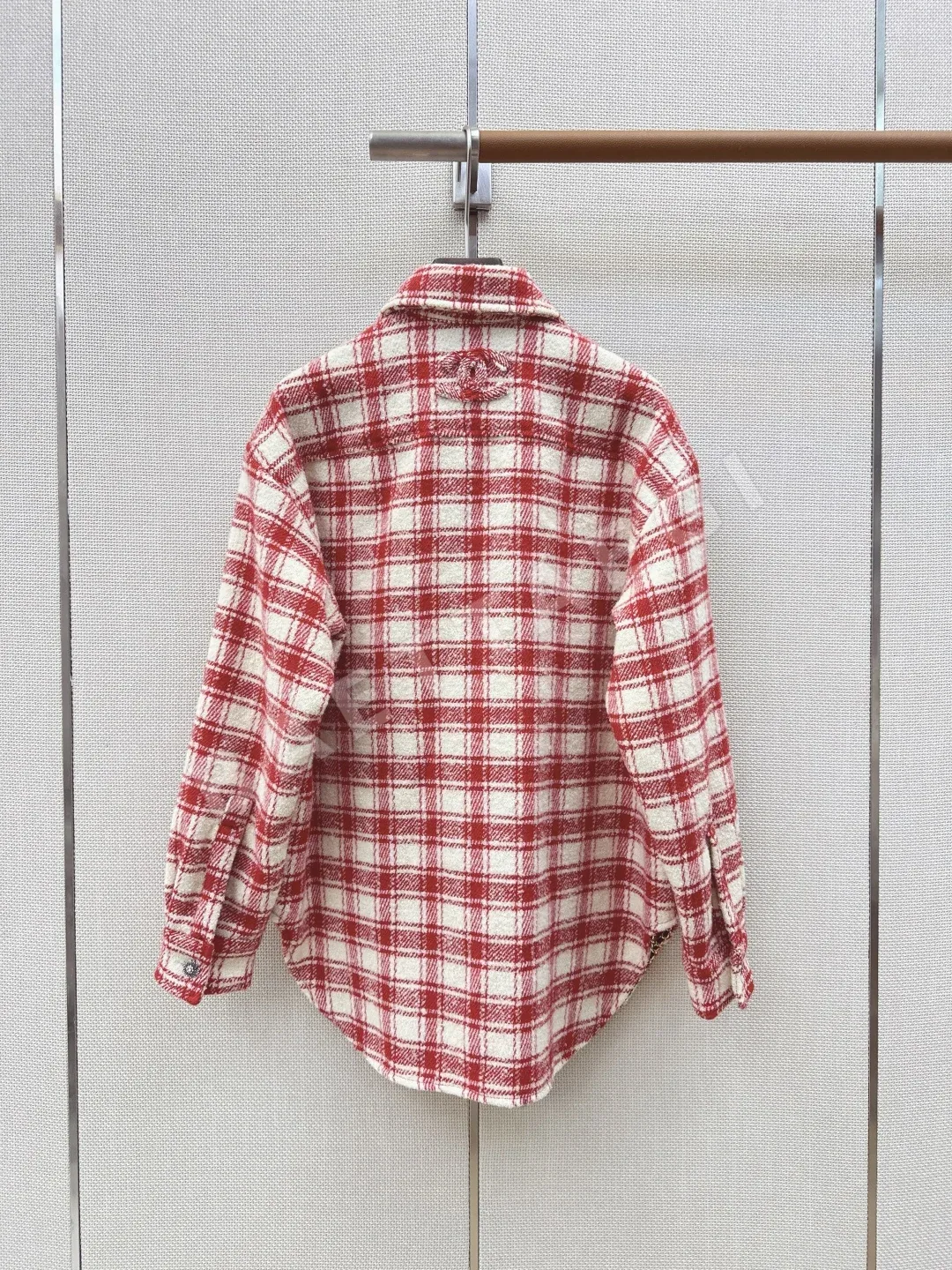 샤넬 믹스 컬러 짜임 루즈핏 여성 자켓 상세 이미지 8