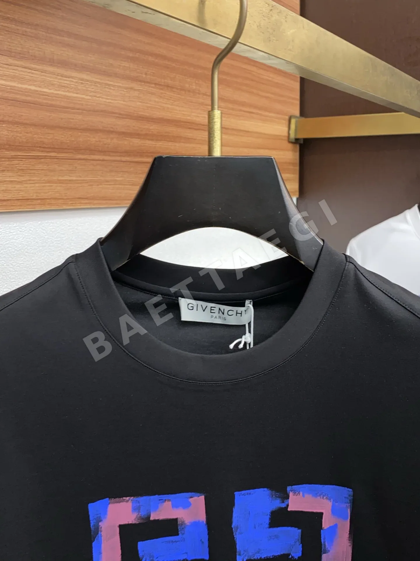 로에베 크루넥 코튼 반팔 티셔츠 상세 이미지 3