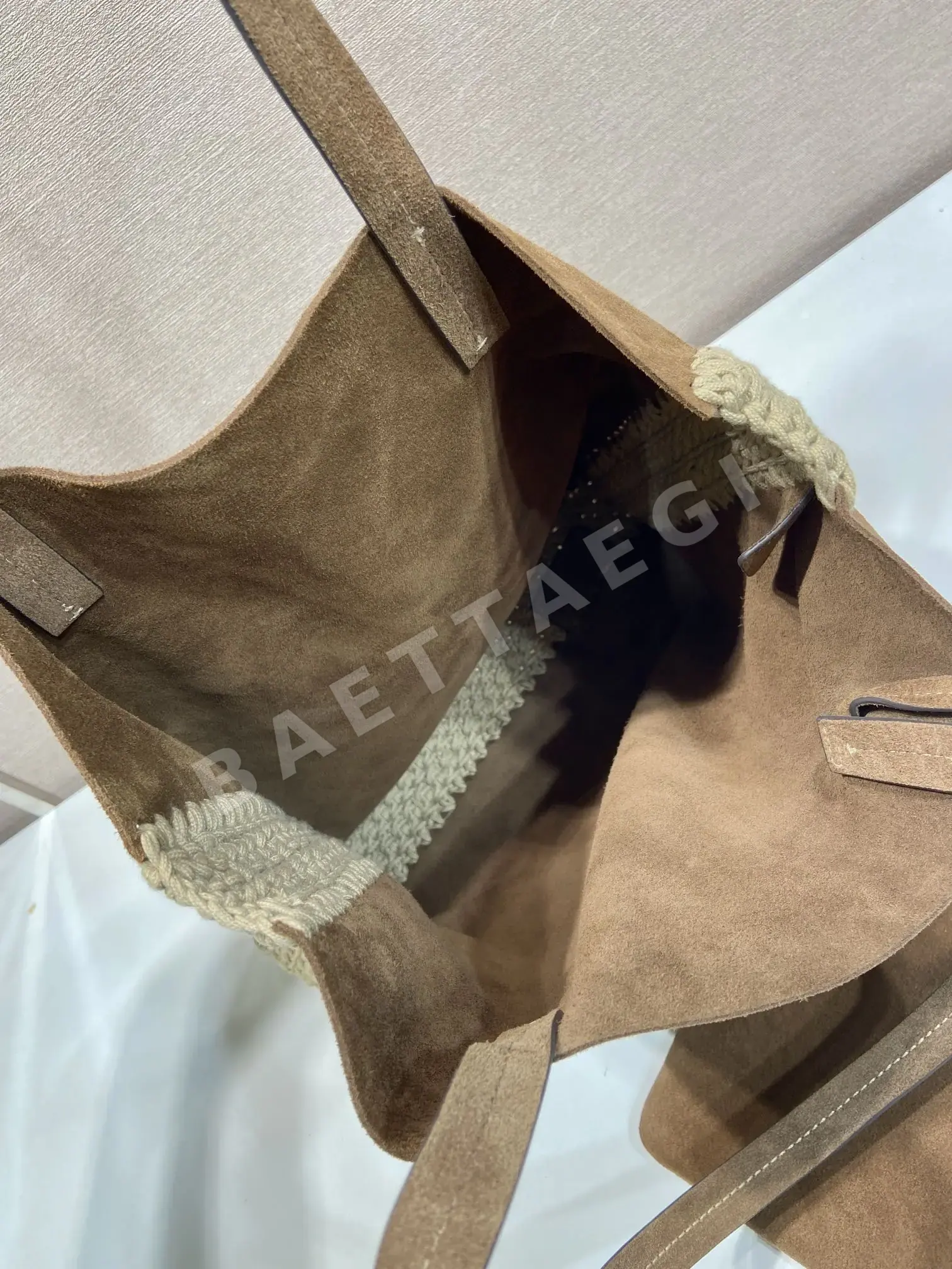 프라다 스웨이드 토트백 1BG658 상세 이미지 8
