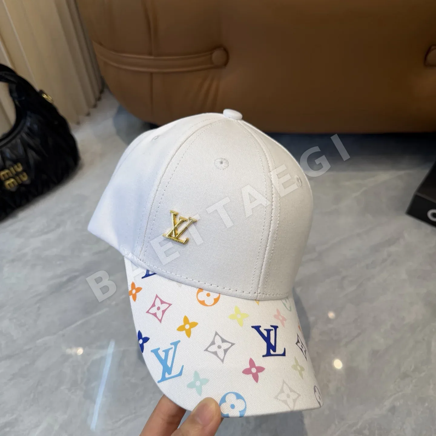 루이비통 자수 야구모자 상세 이미지 2