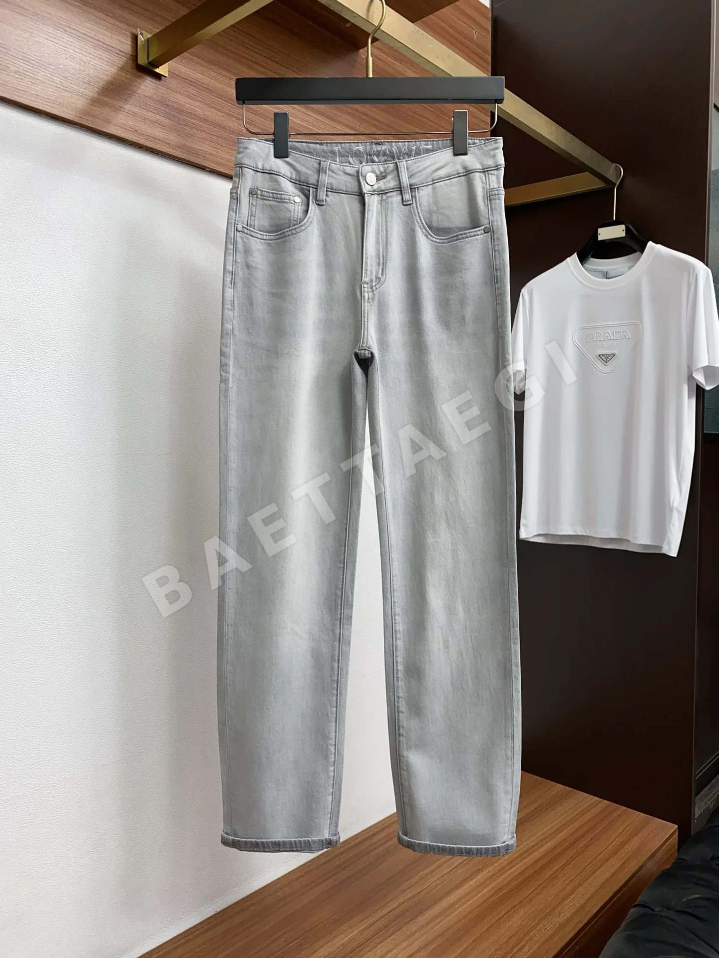 로에베 남성 고신축 데님 바지 상세 이미지 2