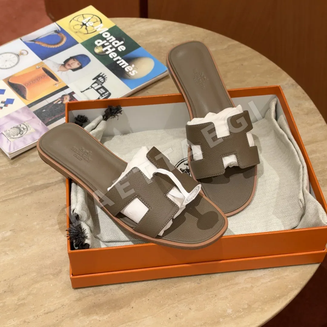 에르메스 오란 샌들 카프스킨 클래식 H 컷아웃 상세 이미지 2