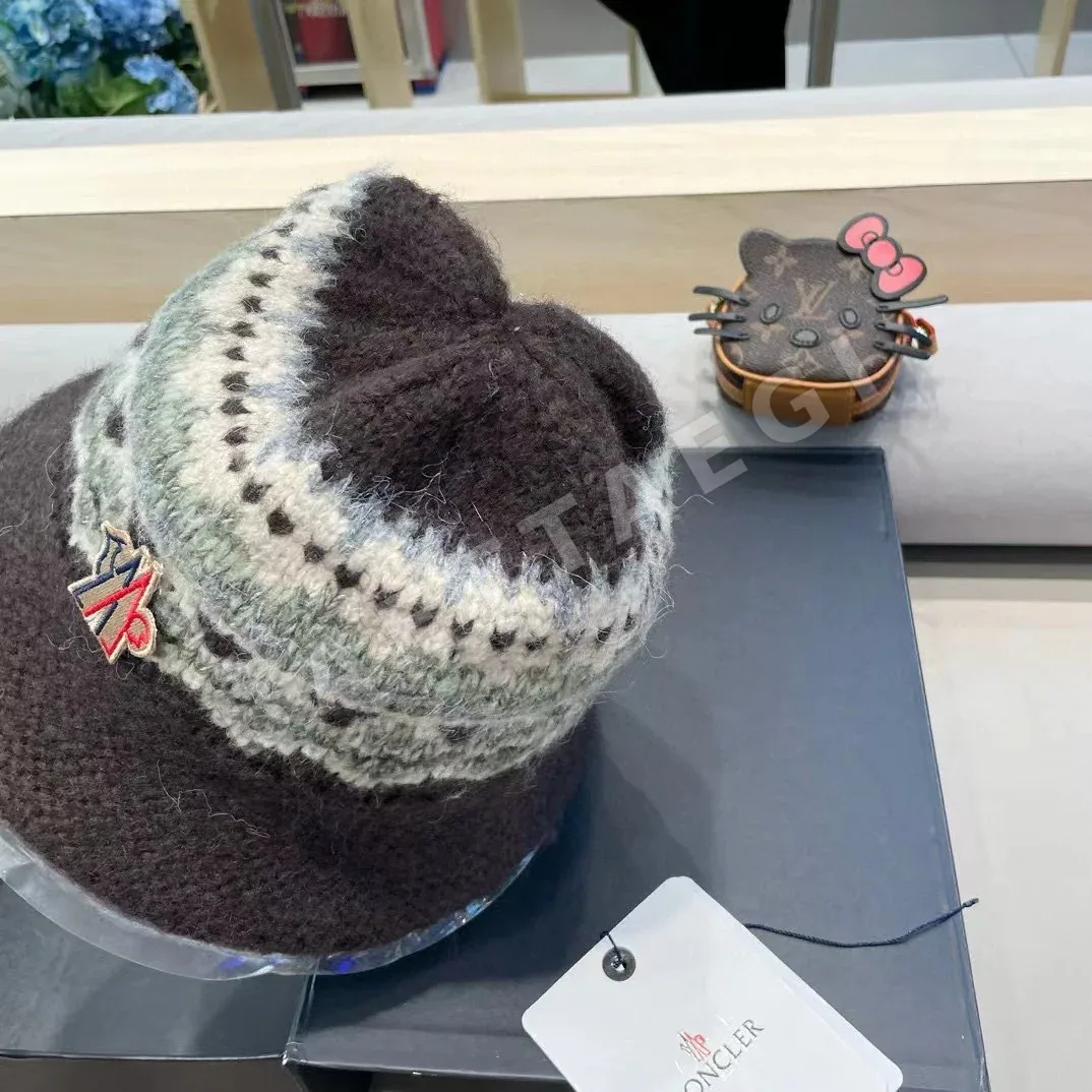 몽클레르 울 혼방 페어아일 피셔맨 햇 모자 상세 이미지 6