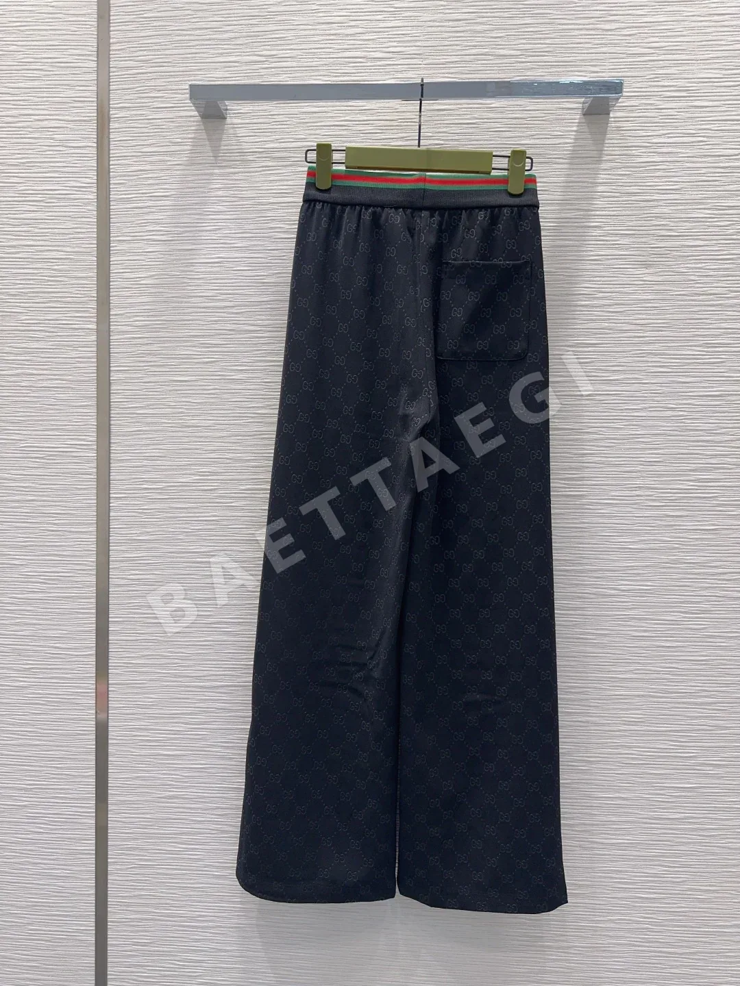구찌 여성 린넨 롱팬츠 상세 이미지 9