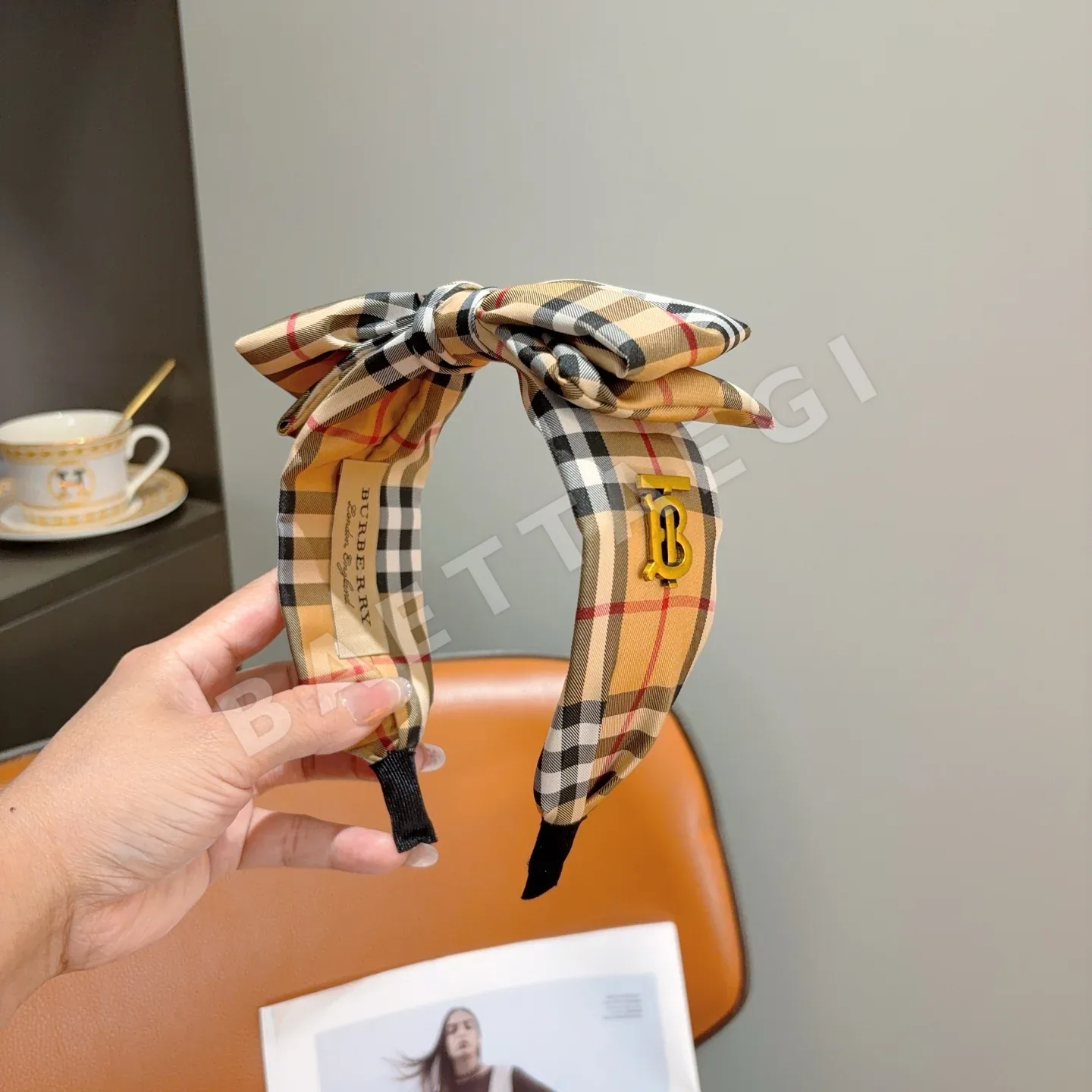 버버리 리본 헤어밴드 184948