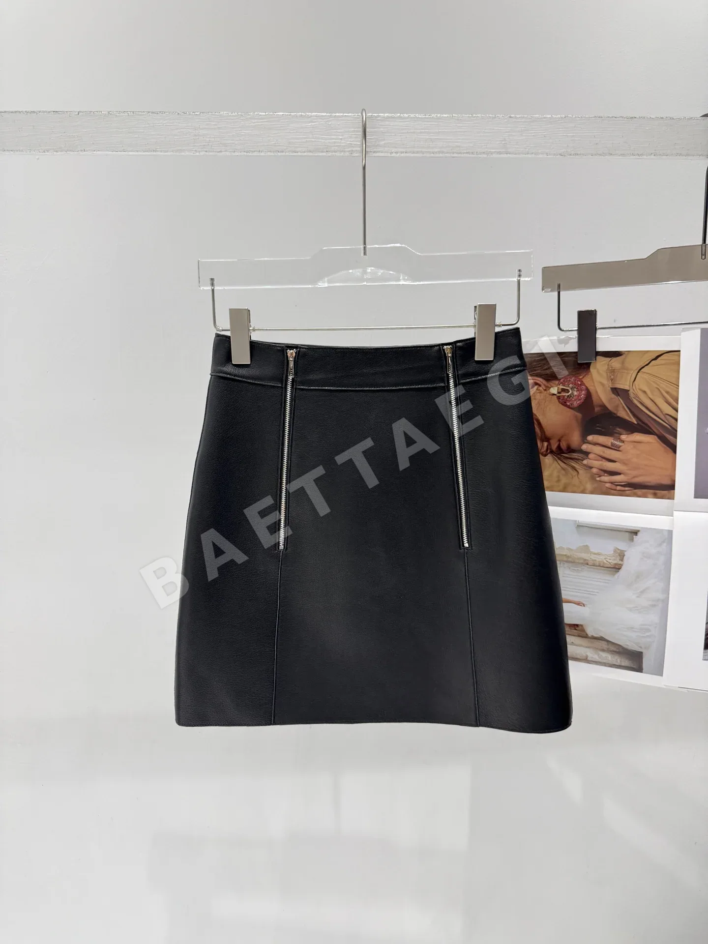 에르메스 가죽 여성 스커트 상세 이미지 2