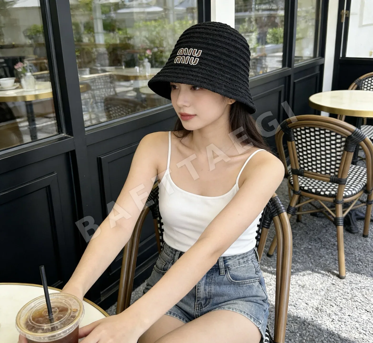 미우미우 모자 80787 Miu Miu Cap 상세 이미지 12