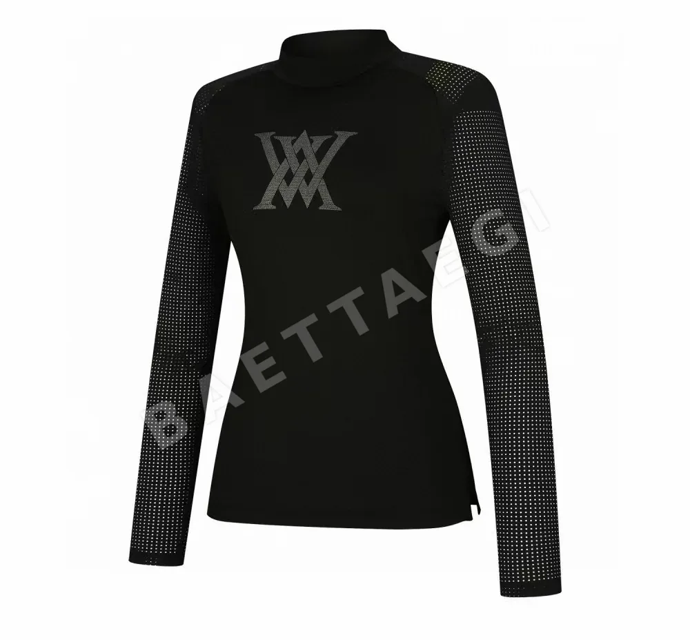 어뉴골프 여성 자외선 차단 베이스 레이어 긴팔 탑 상세 이미지 2