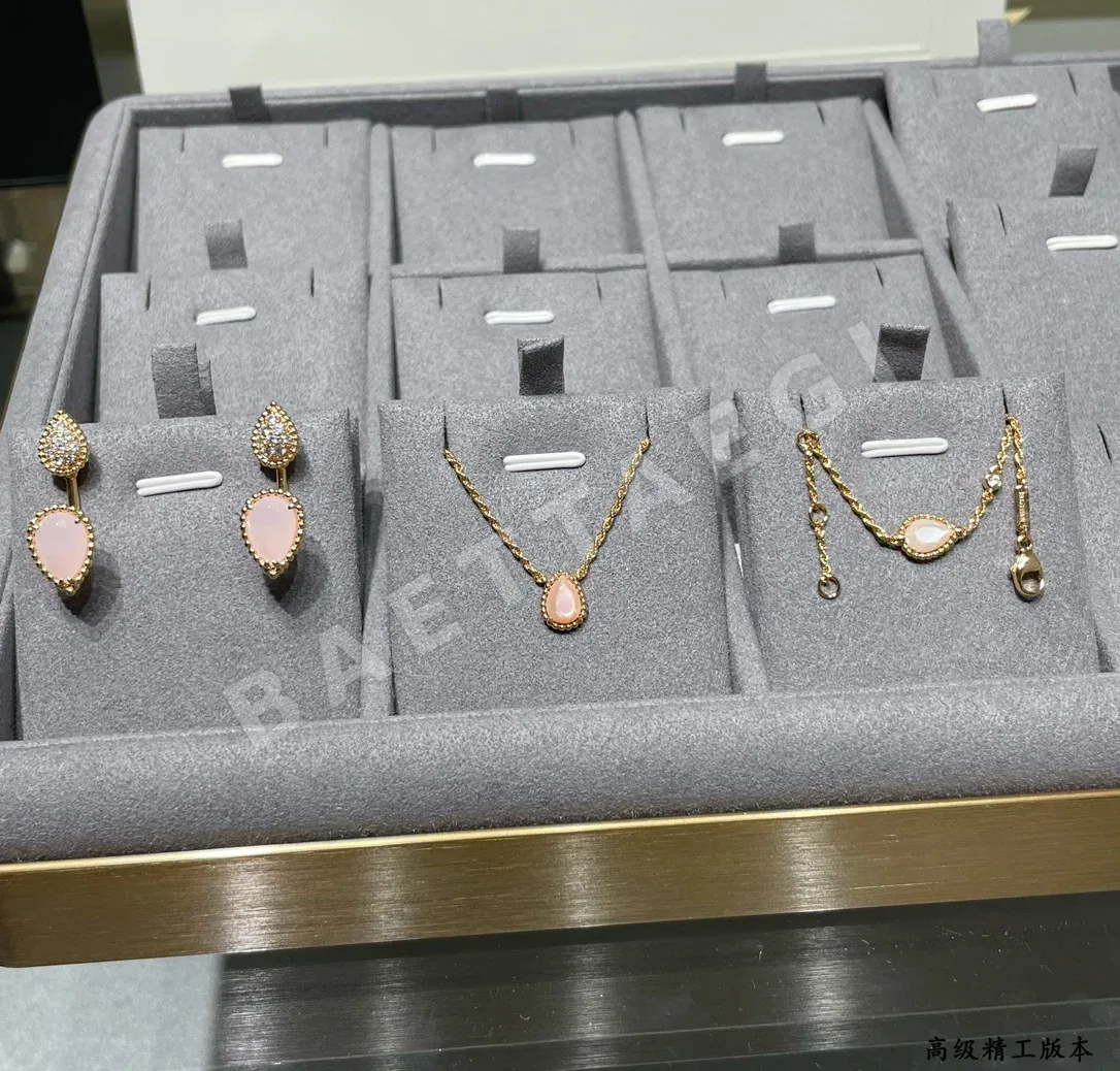 부쉐론 핑크 티어드롭 귀걸이 상세 이미지 8