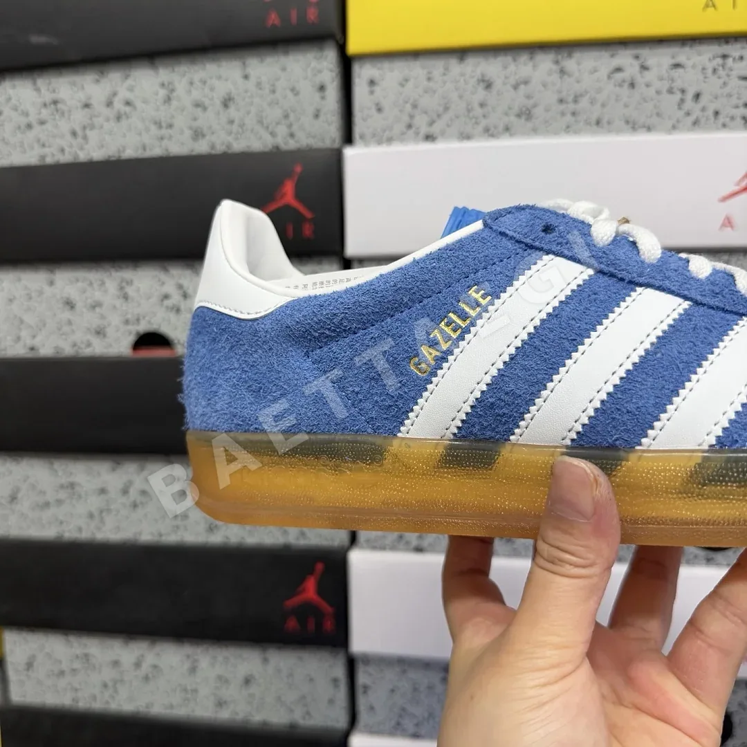 아디다스 [GOD] 가젤 인도어 HQ8717 200658 Adidas Gazelle Indoor Blue Fusion Gum 상세 이미지 4