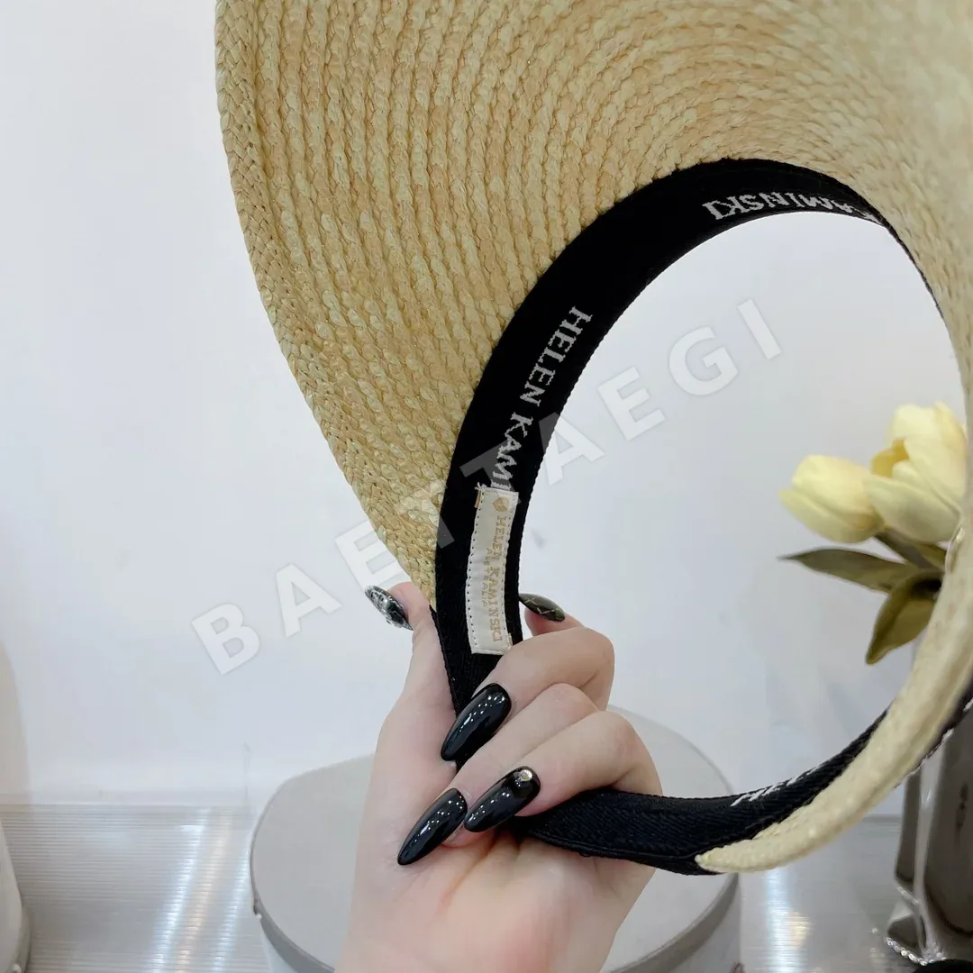 헬렌카민스키 라피아 헤드밴드 바이저 모자 상세 이미지 7