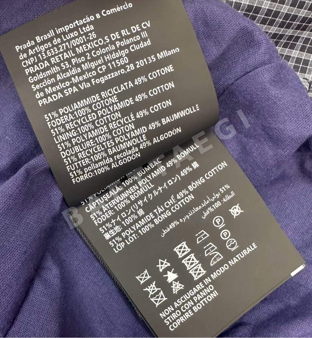 미우미우 체크 페이크 투피스 여성 자켓 상세 이미지 9