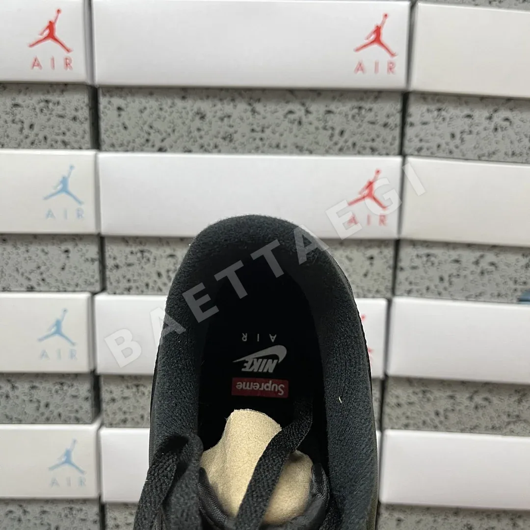 나이키 [MAX] 에어 포스 1 로우 CU9225-001 201086 Nike Air Force 1 Low Supreme Black 상세 이미지 3