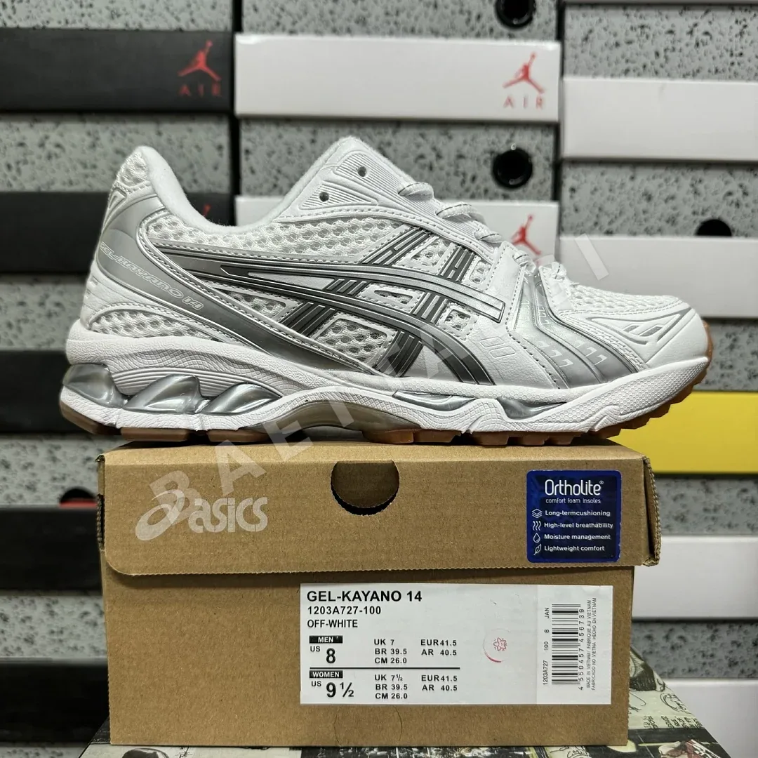 아식스 [LZ] 젤 카야노 14 1203A727-100 200578 Asics Gel-Kayano 14 A.P.C. White Pure