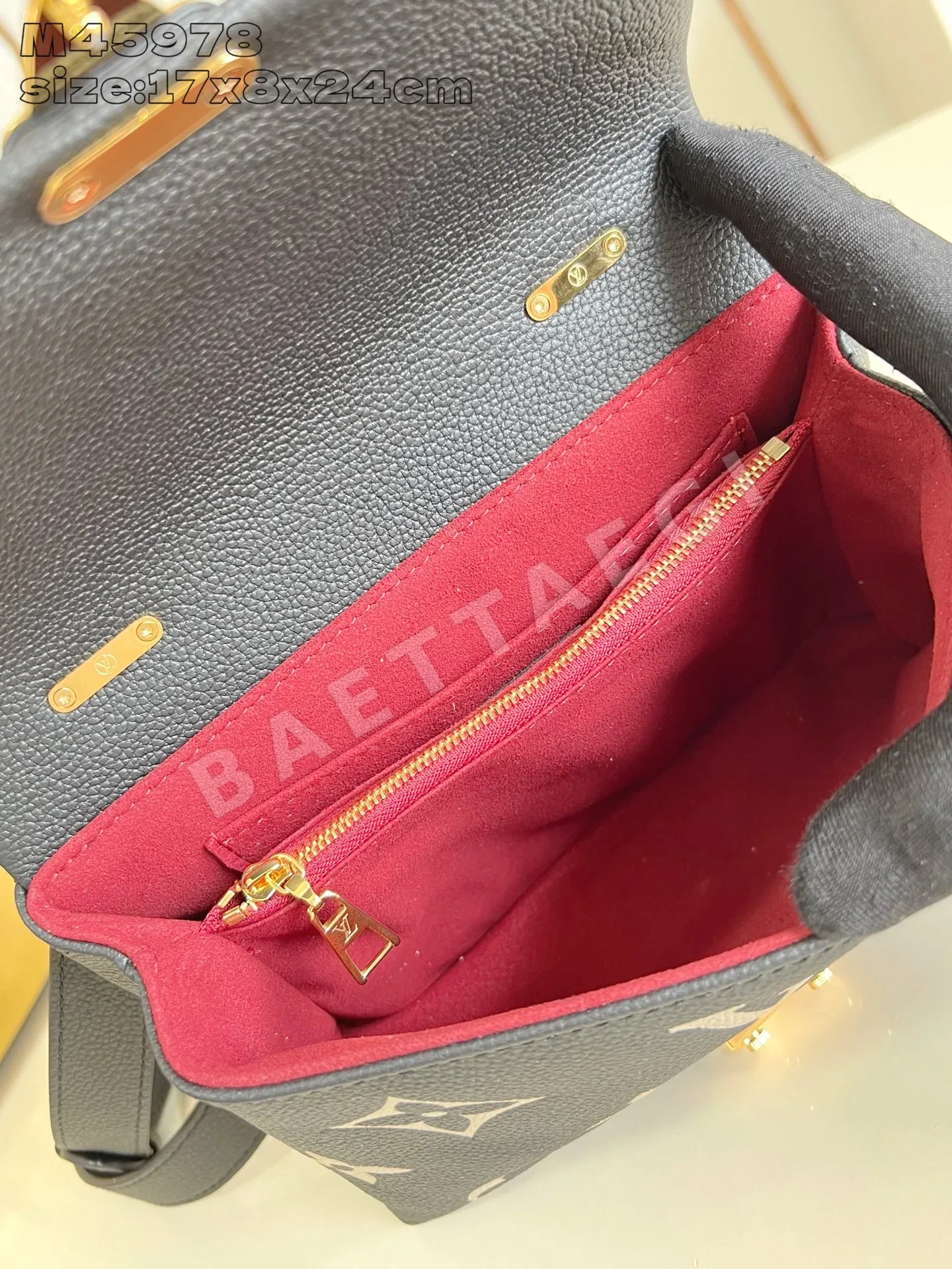 루이비통 M45978 블랙 핸드백 BB 모노그램 앙프렝뜨 상세 이미지 8