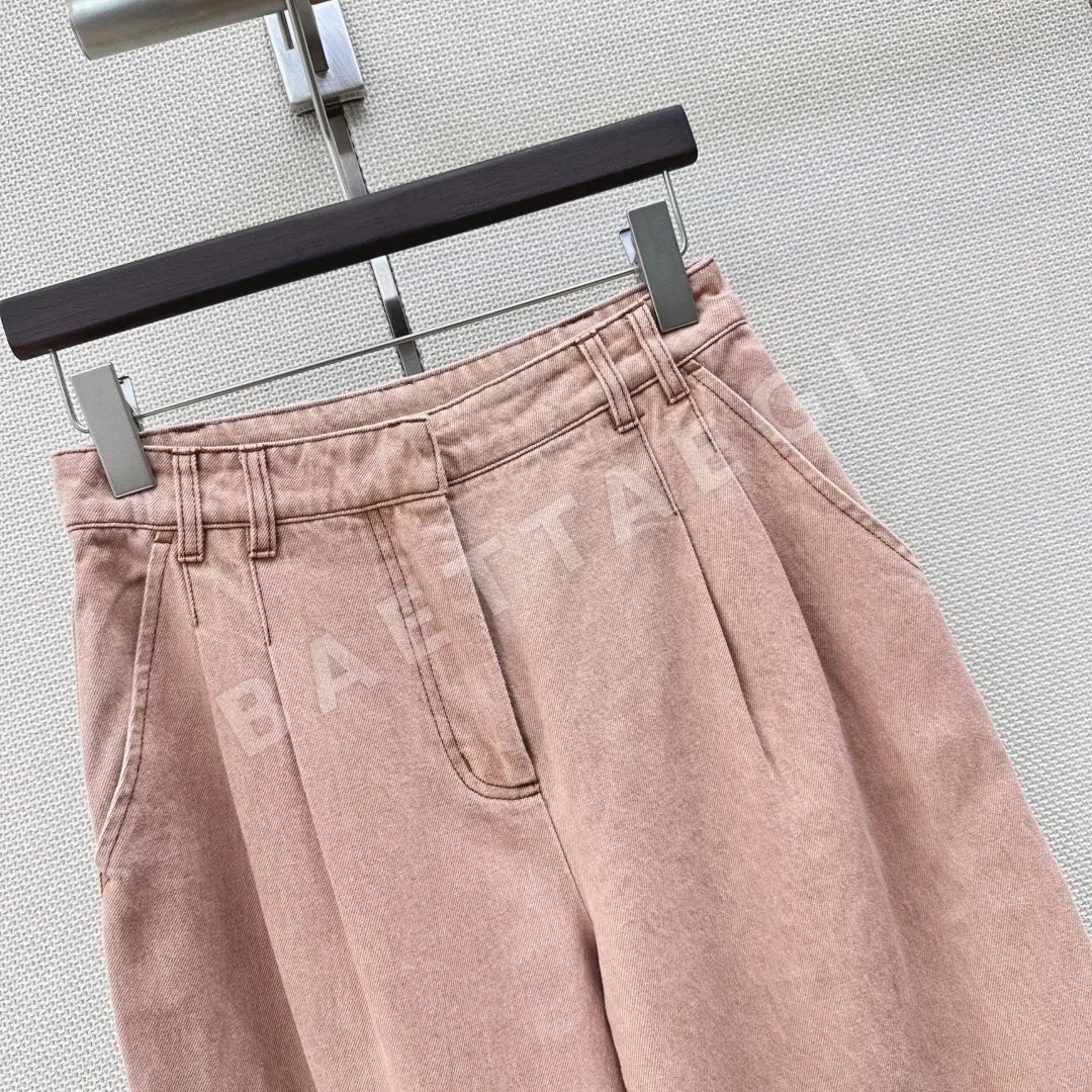 브루넬로쿠치넬리 레트로 워시 스트레이트 레그 바지 상세 이미지 5