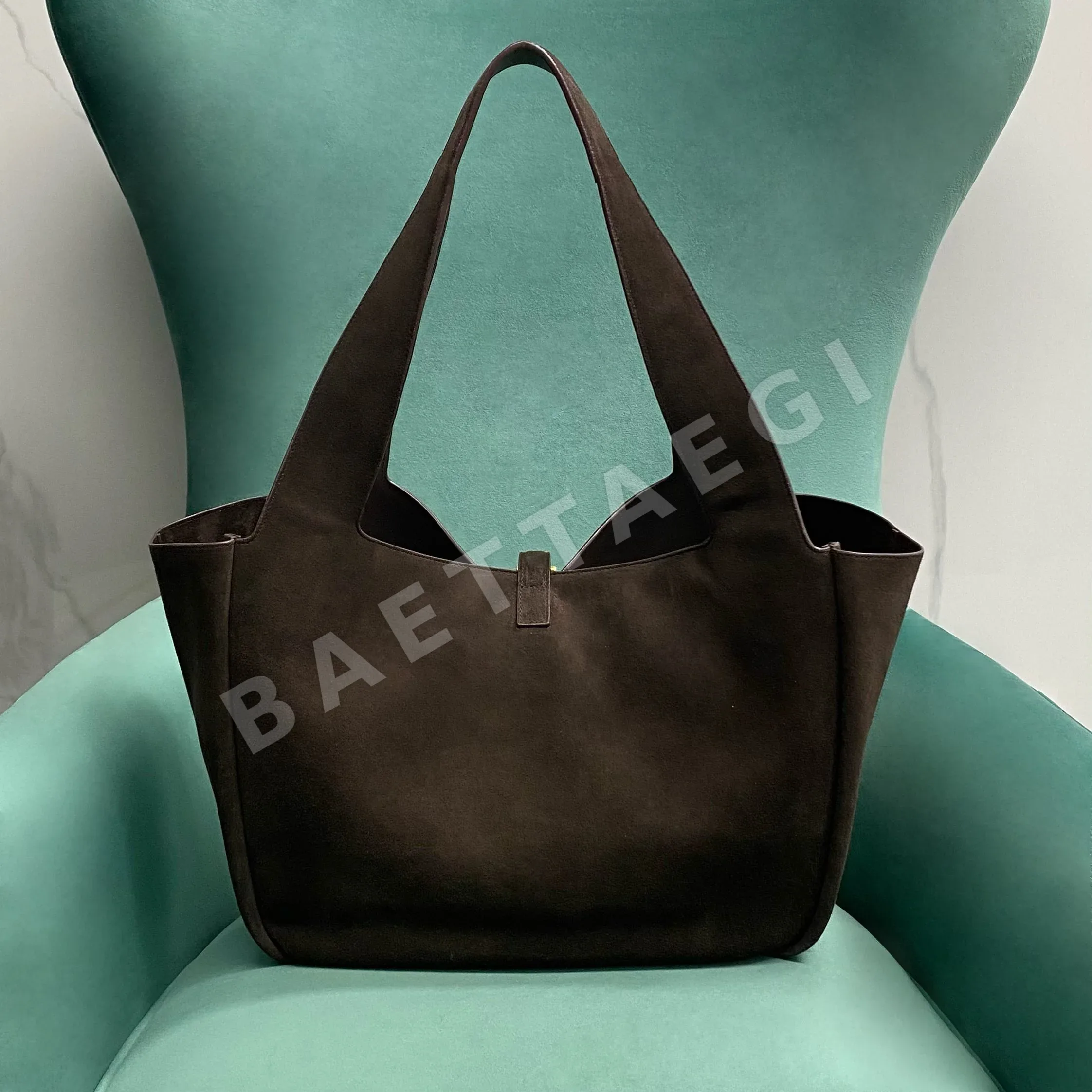 생로랑 다크 체스넛 YSL 베아 가방 상세 이미지 3