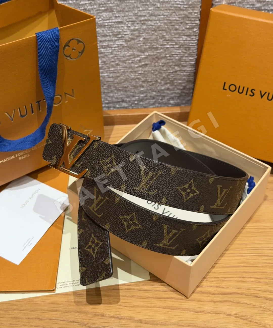 루이비통 모노그램 LV 메탈 버클 벨트 173511